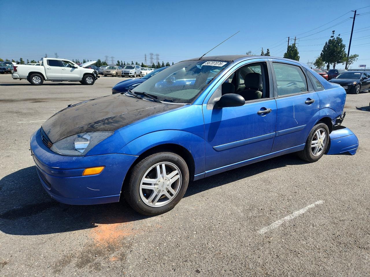 2003 Ford Focus Se Comfort Blue vin: 1FAFP34363W307868