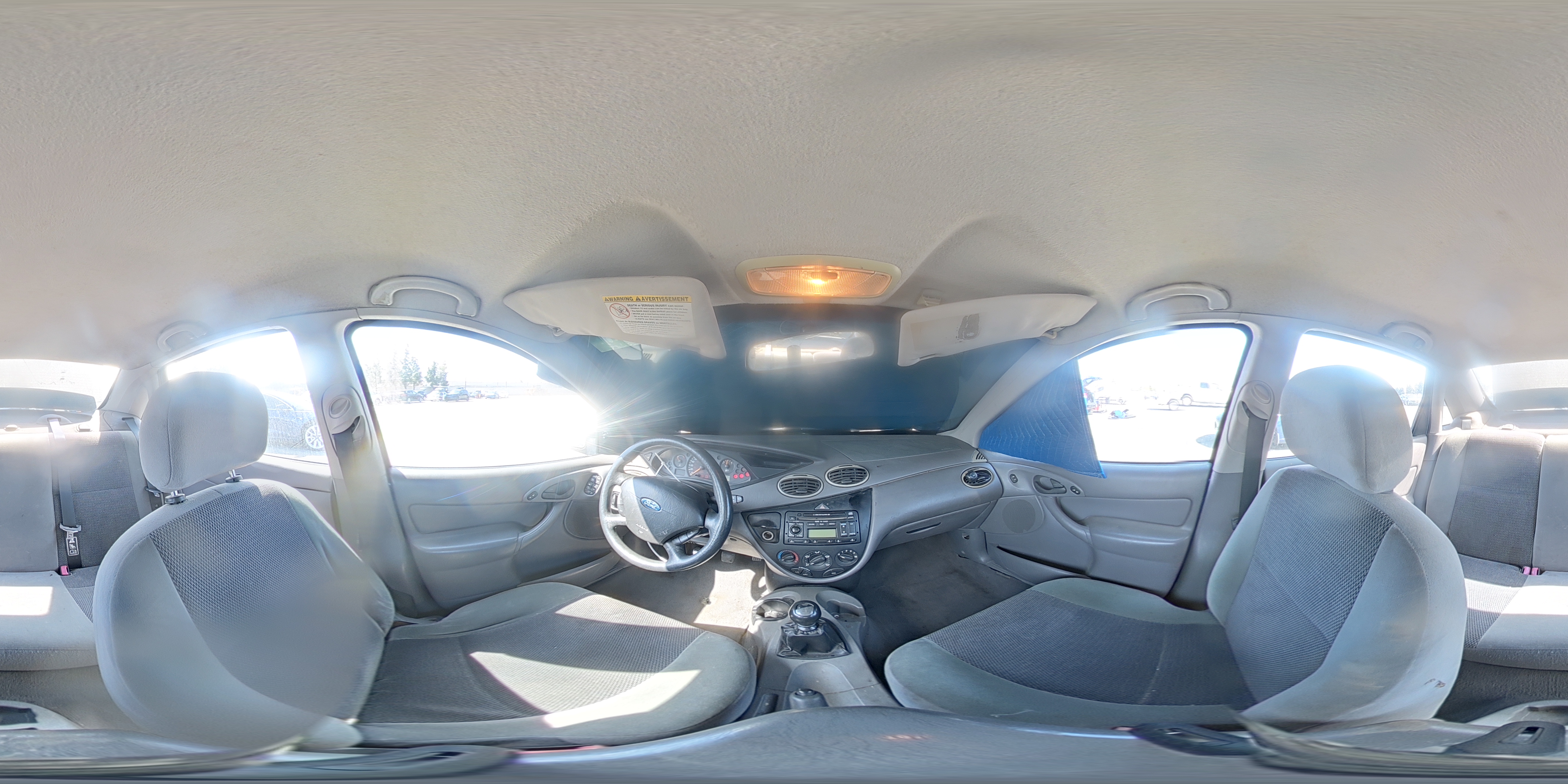 2003 Ford Focus Se Comfort Blue vin: 1FAFP34363W307868