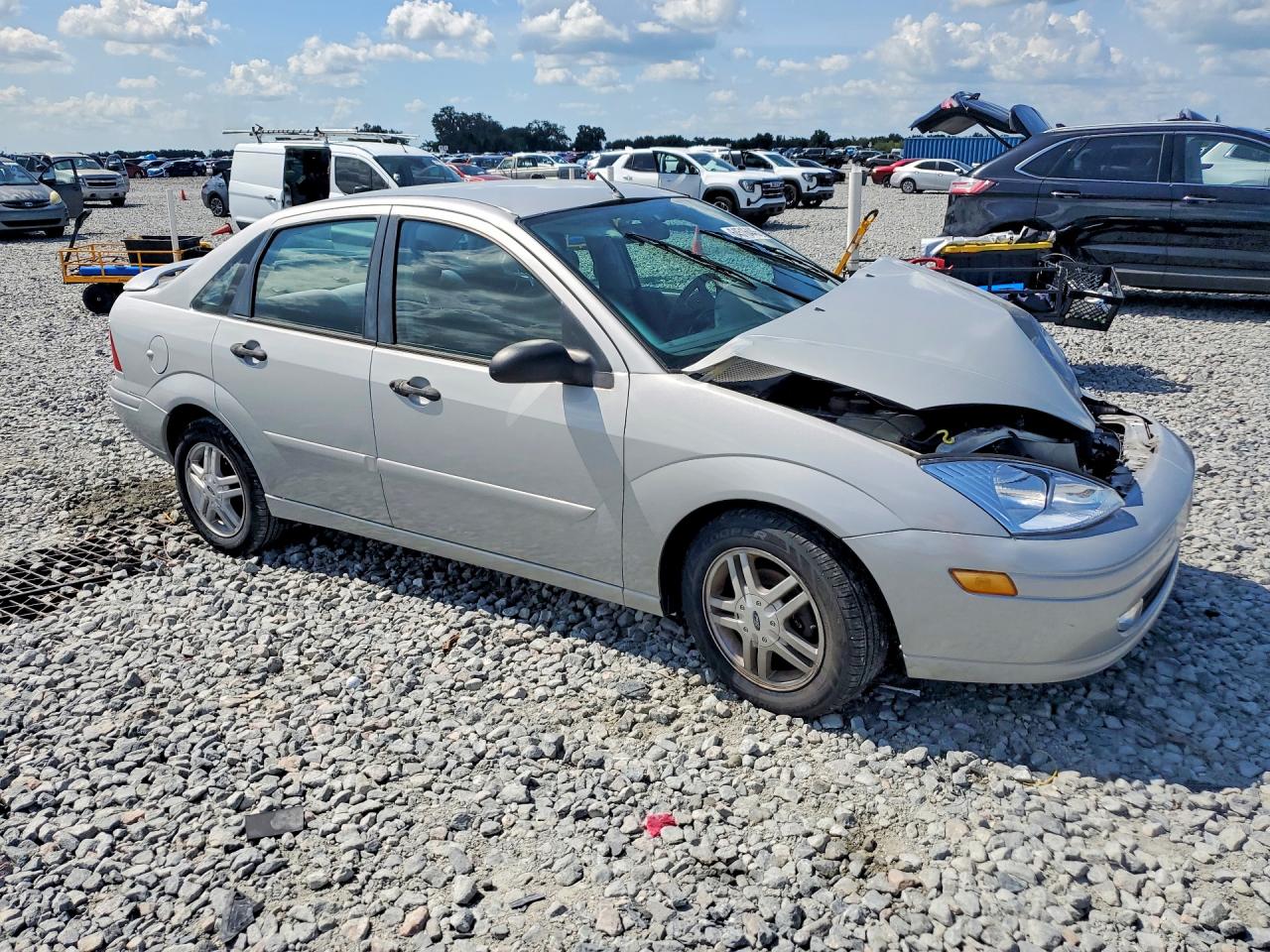 2001 Ford Focus Se Silver vin: 1FAFP34371W116358