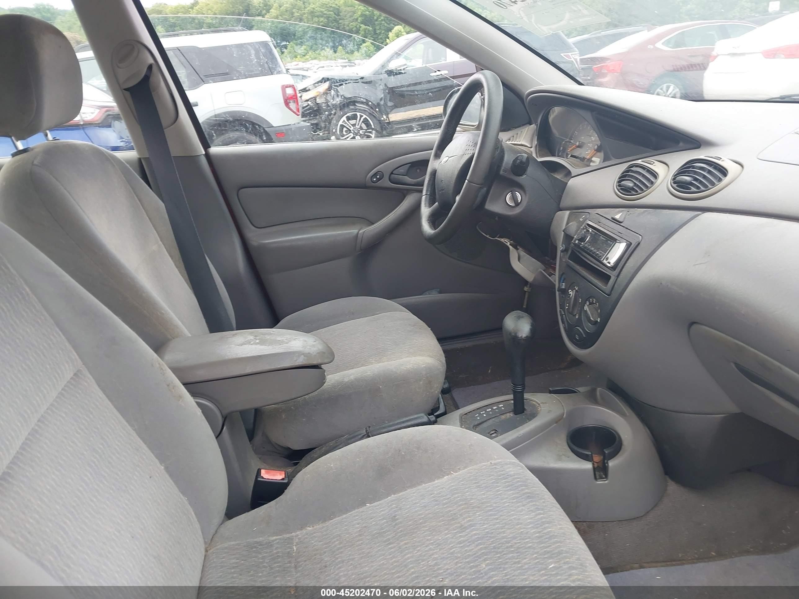 2001 Ford Focus Se Red vin: 1FAFP34371W155466