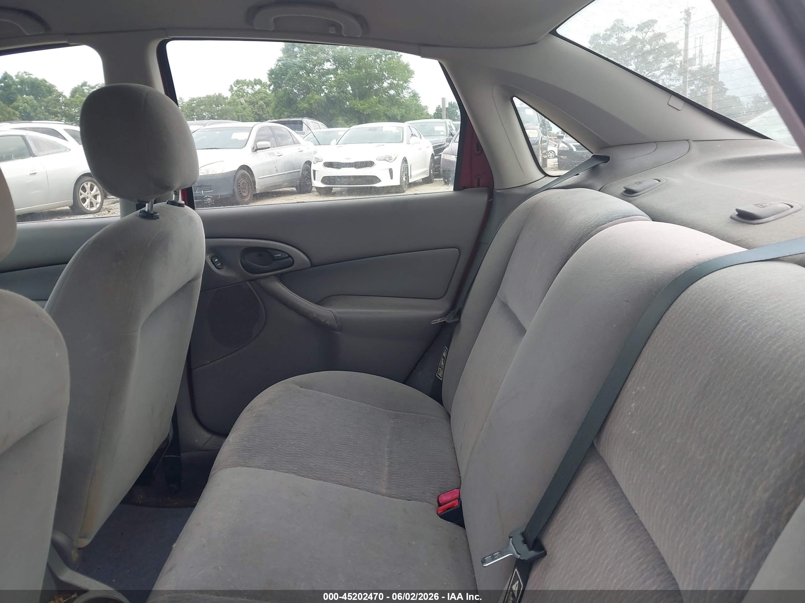 2001 Ford Focus Se Red vin: 1FAFP34371W155466