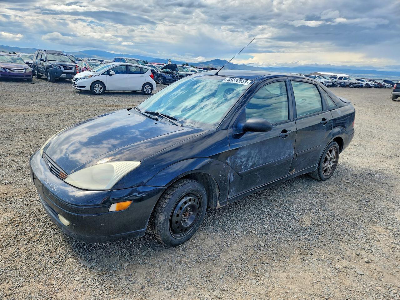 2000 Ford Focus Se Black vin: 1FAFP3437YW120906