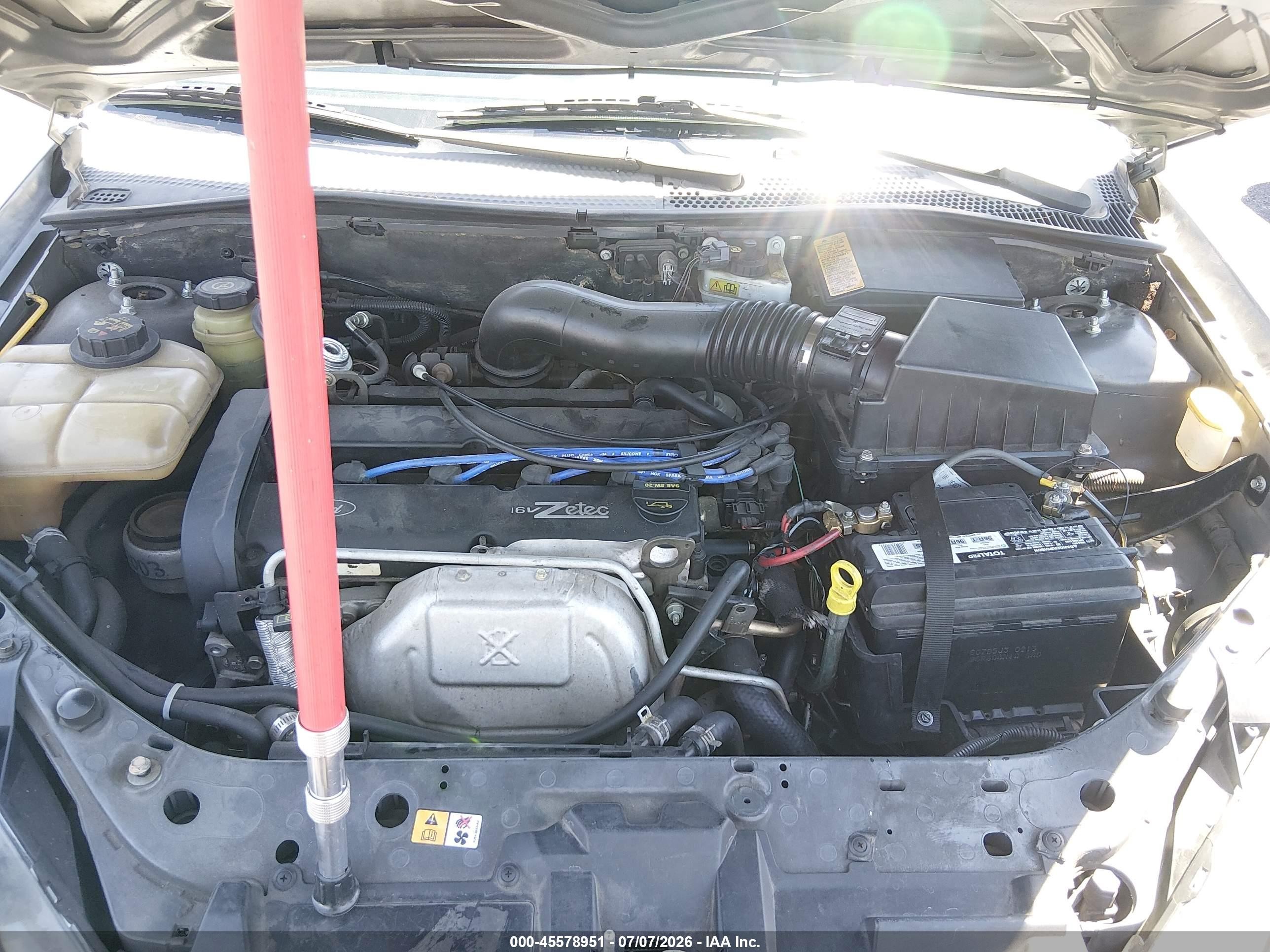 2003 Ford Focus Se Gray vin: 1FAFP34383W325367
