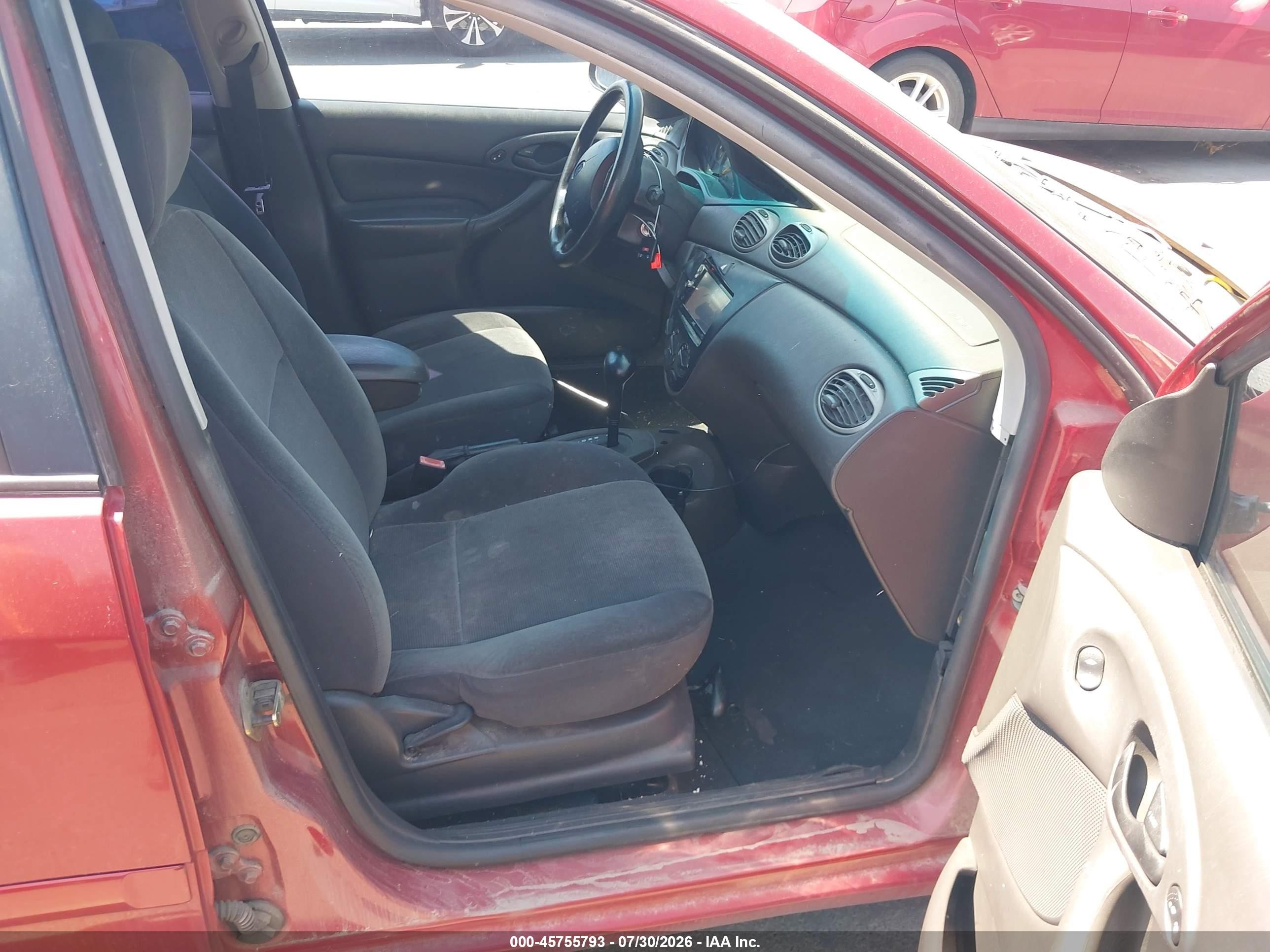 2002 Ford Focus Se Base/se Comfort Red vin: 1FAFP34392W354357