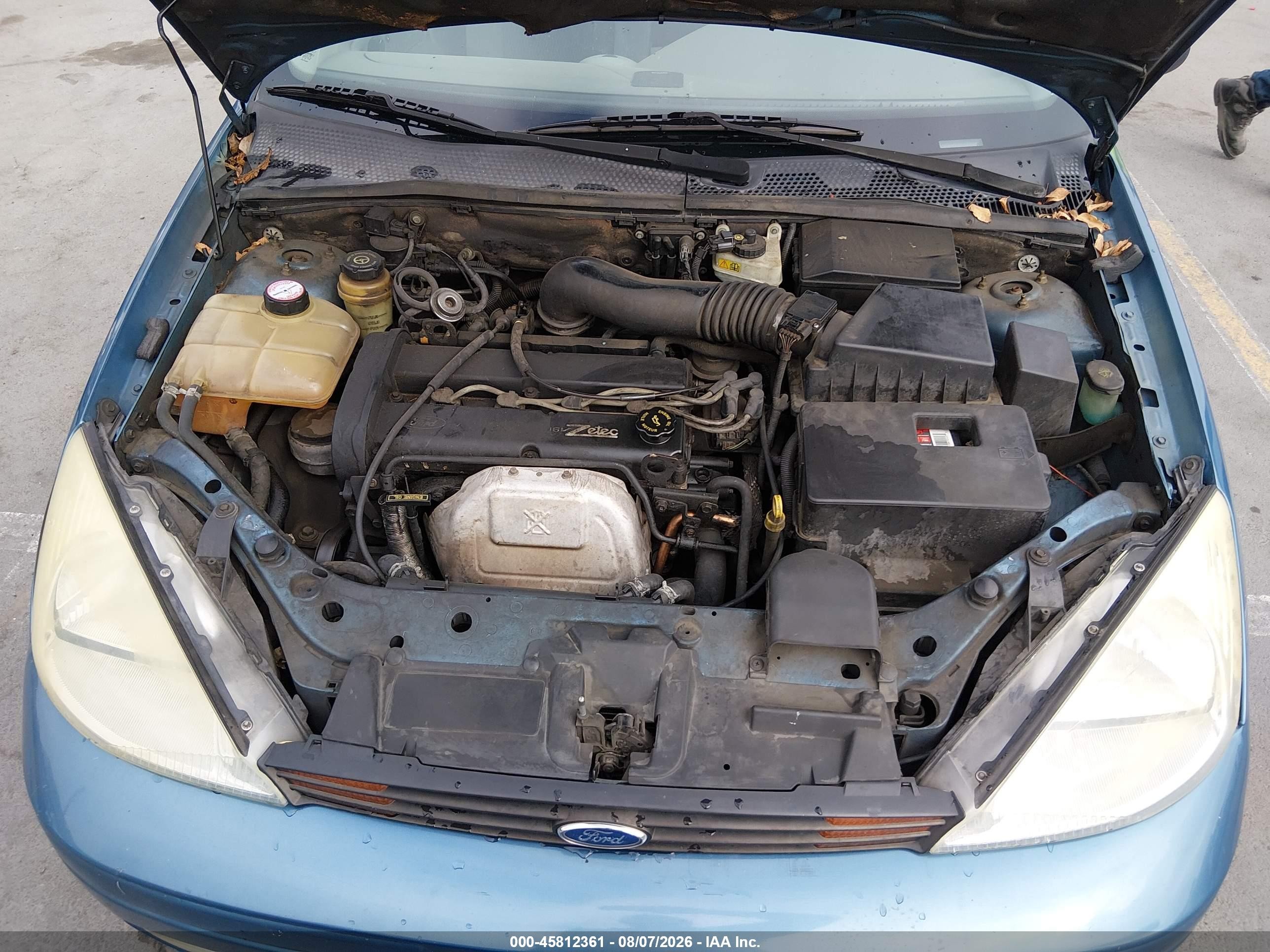2000 Ford Focus Se Blue vin: 1FAFP3439YW313123