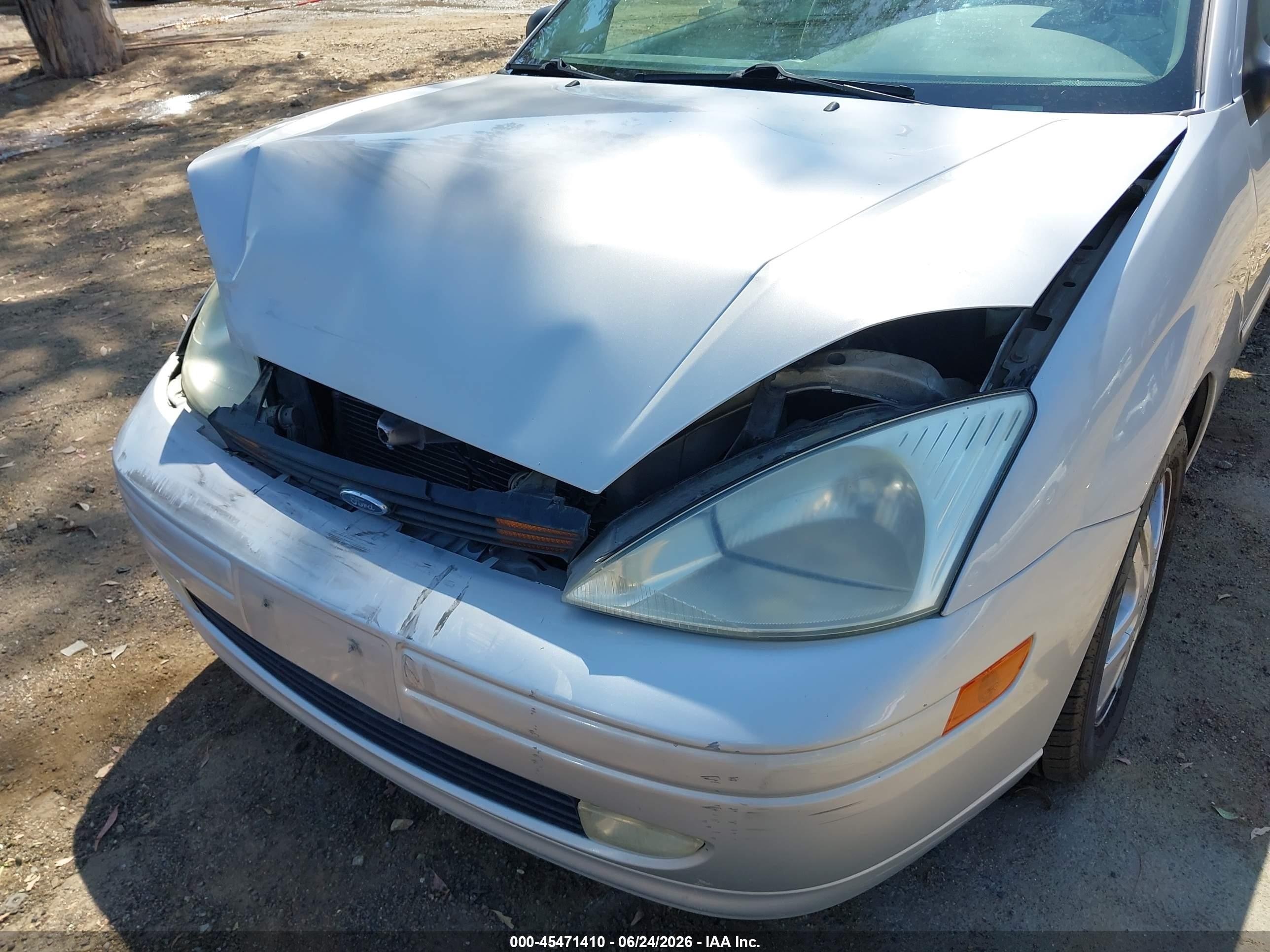 2001 Ford Focus Se Silver vin: 1FAFP343X1W326758