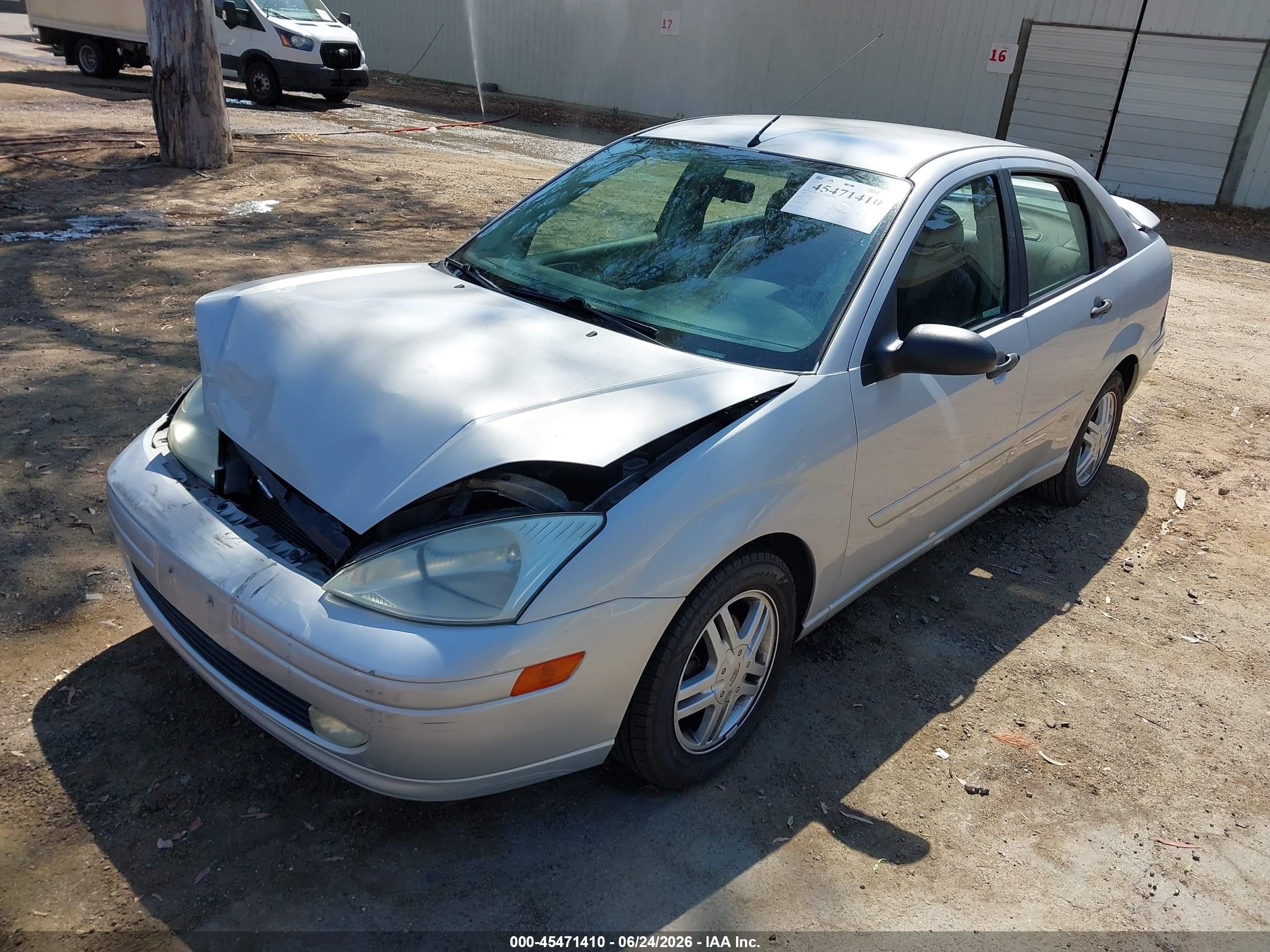 2001 Ford Focus Se Silver vin: 1FAFP343X1W326758