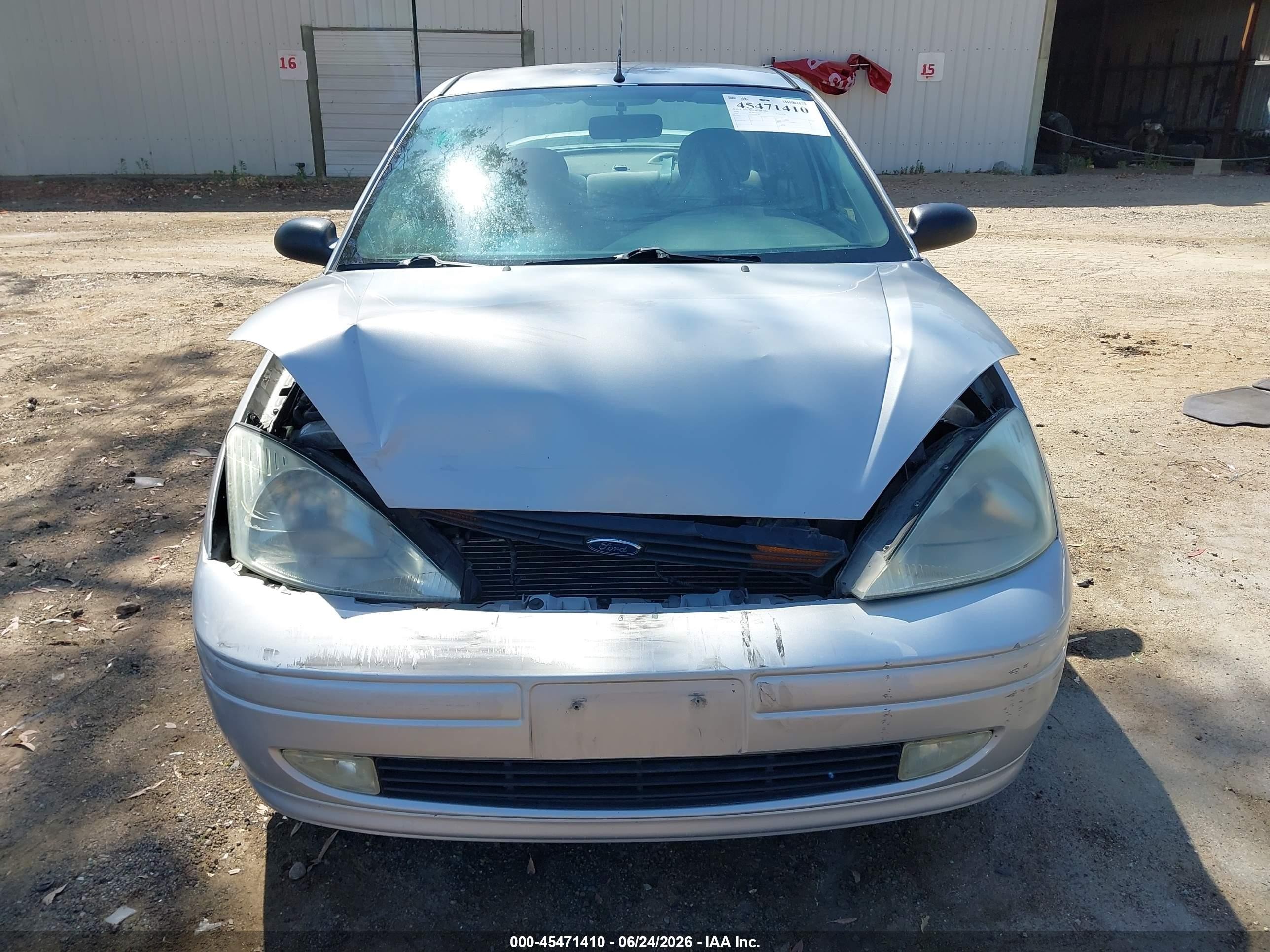 2001 Ford Focus Se Silver vin: 1FAFP343X1W326758