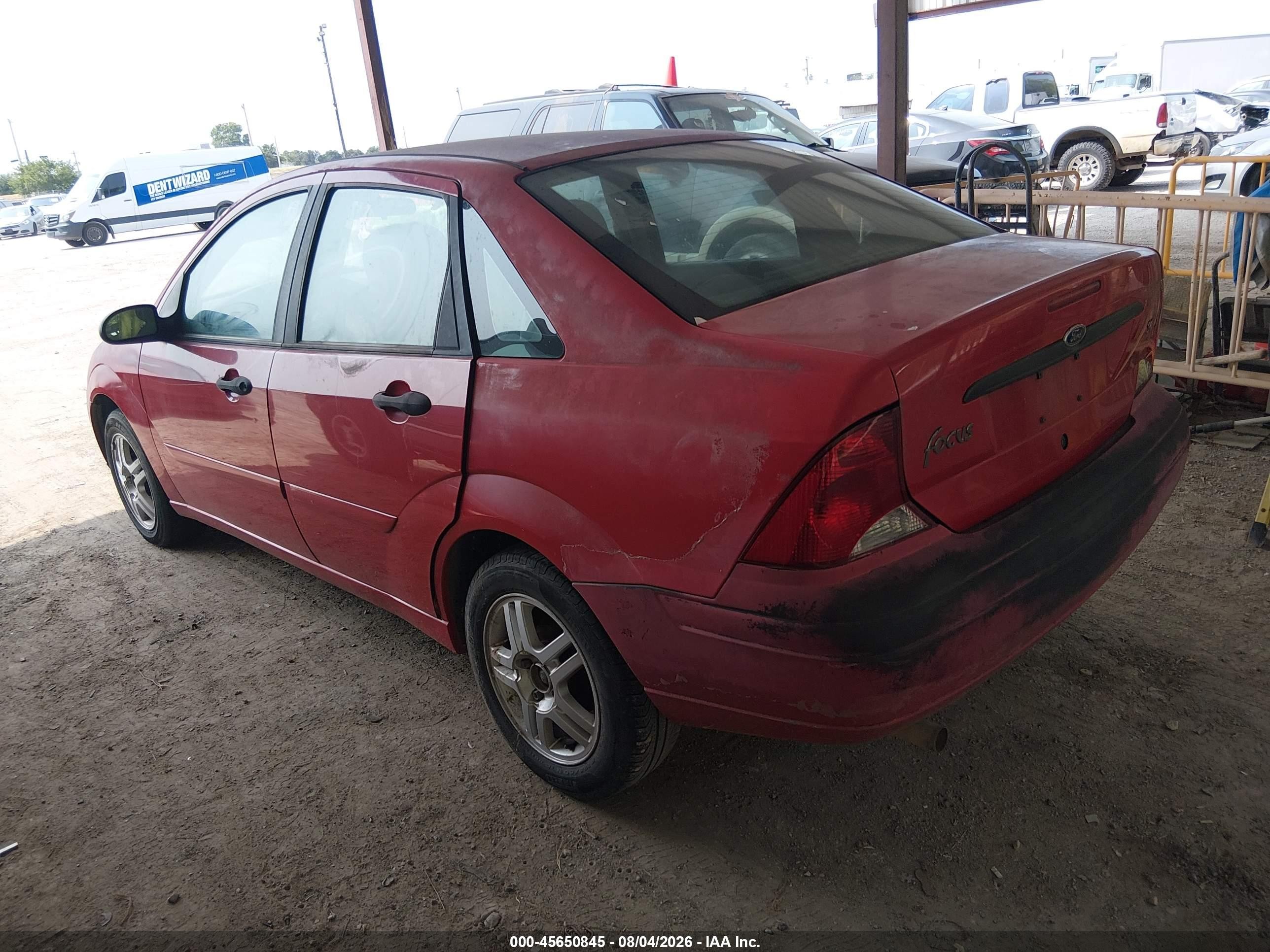2003 Ford Focus Se Red vin: 1FAFP343X3W265320