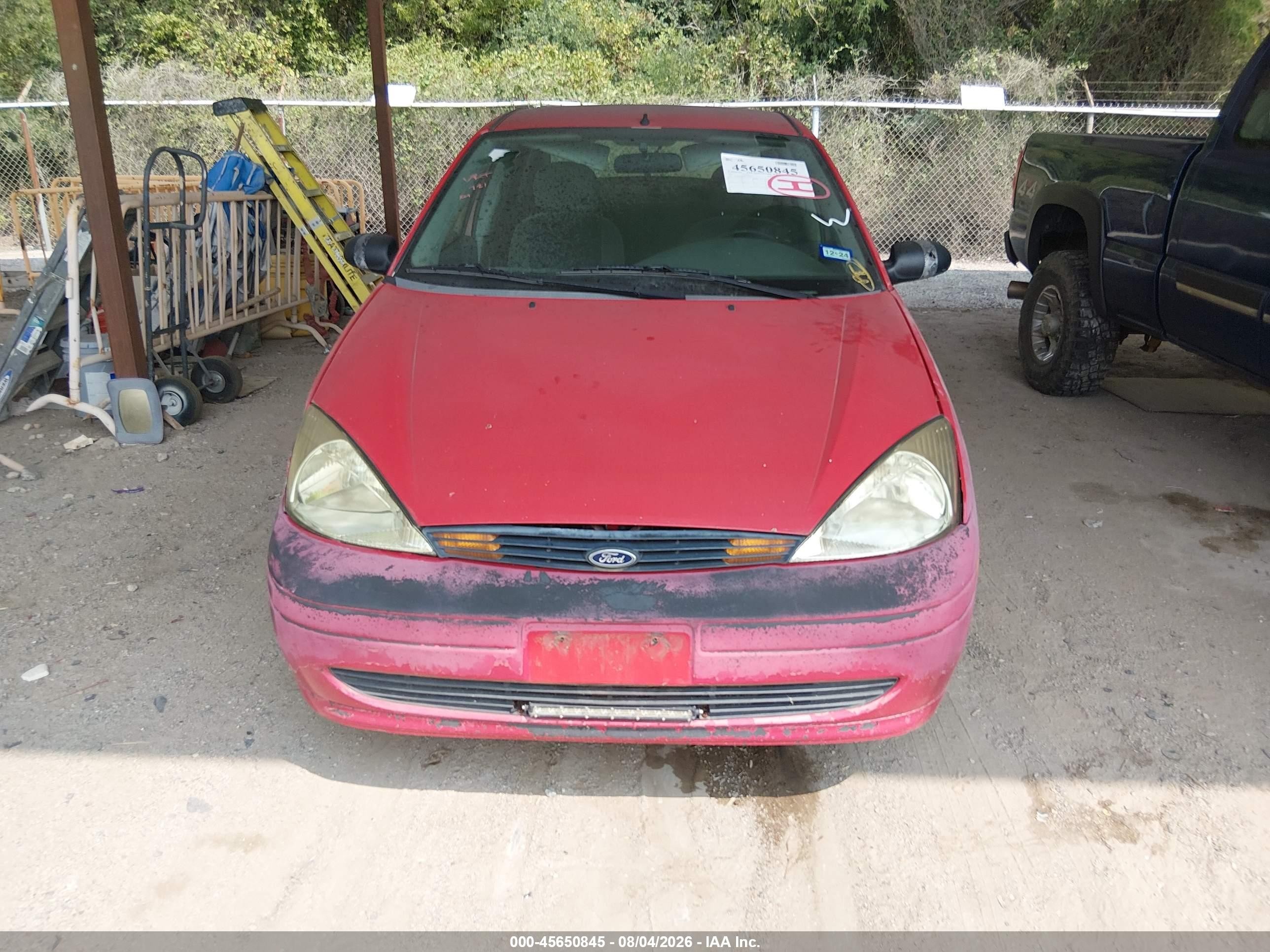 2003 Ford Focus Se Red vin: 1FAFP343X3W265320