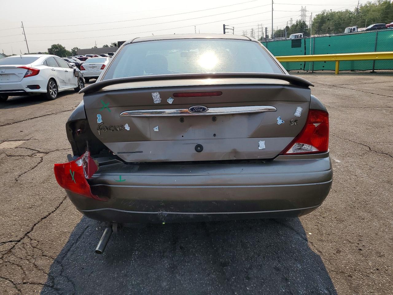 2000 Ford Focus Se Gray vin: 1FAFP343XYW308478