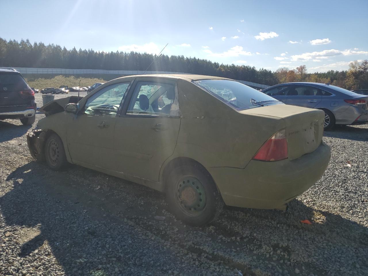 2005 Ford Focus Zx4 Green vin: 1FAFP34N05W261524