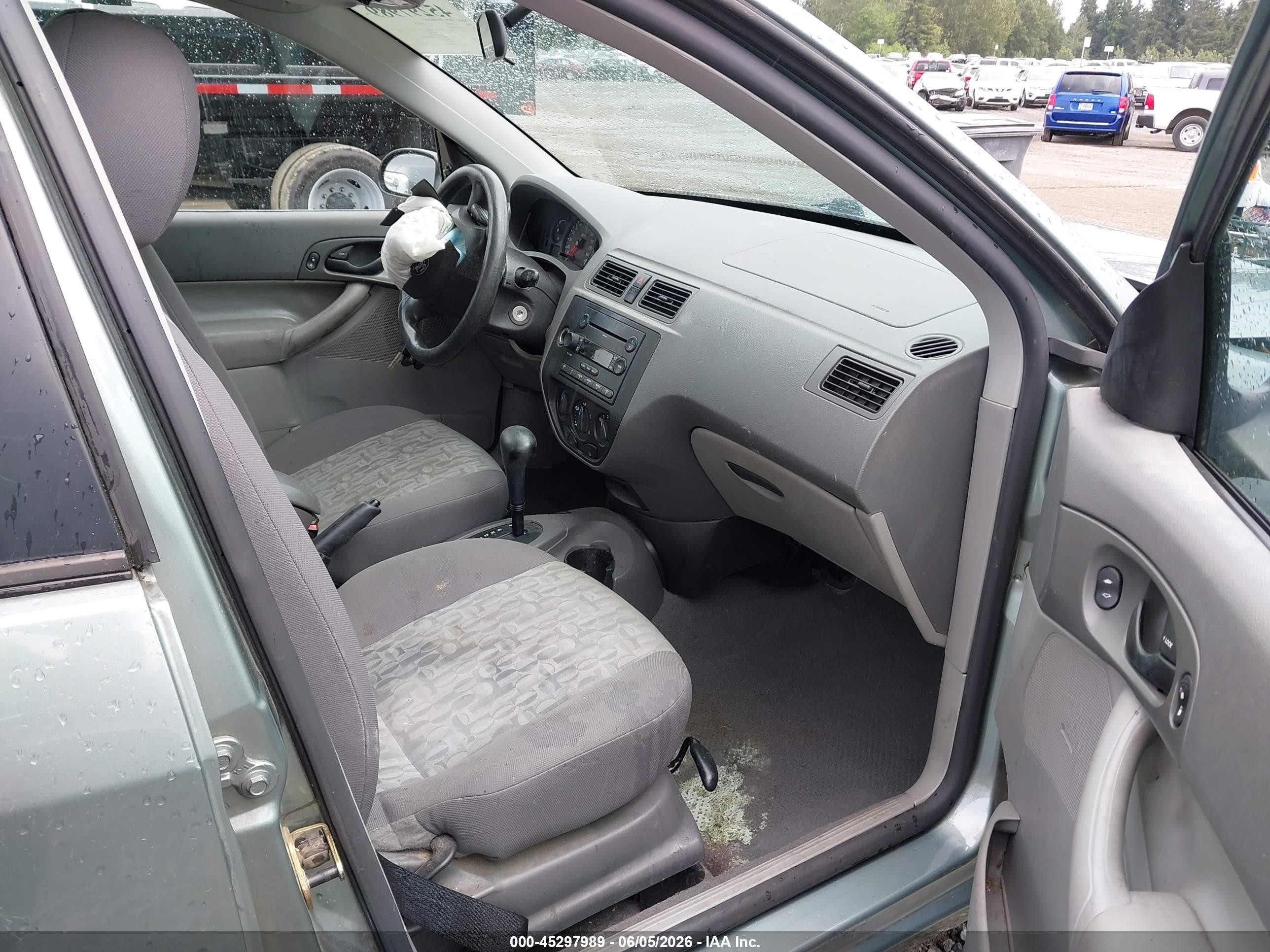 2005 Ford Focus Zx4 Green vin: 1FAFP34N05W276539