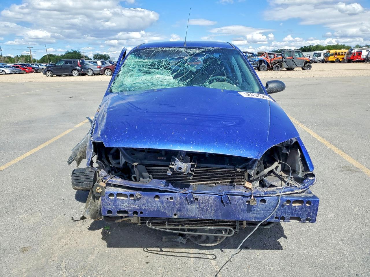 2005 Ford Focus Zx4 Blue vin: 1FAFP34N05W279957