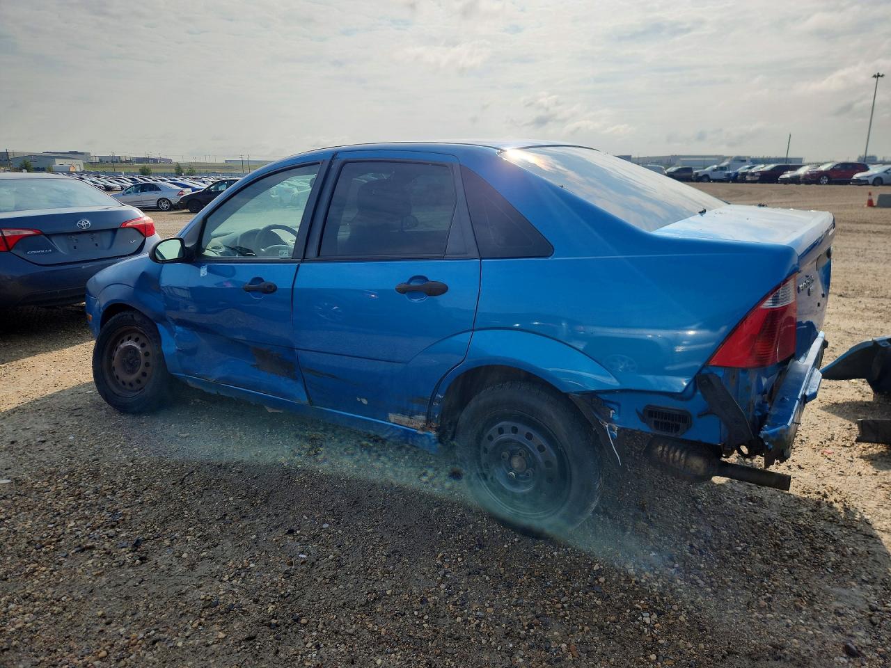 2007 Ford Focus Zx4 Blue vin: 1FAFP34N07W189517