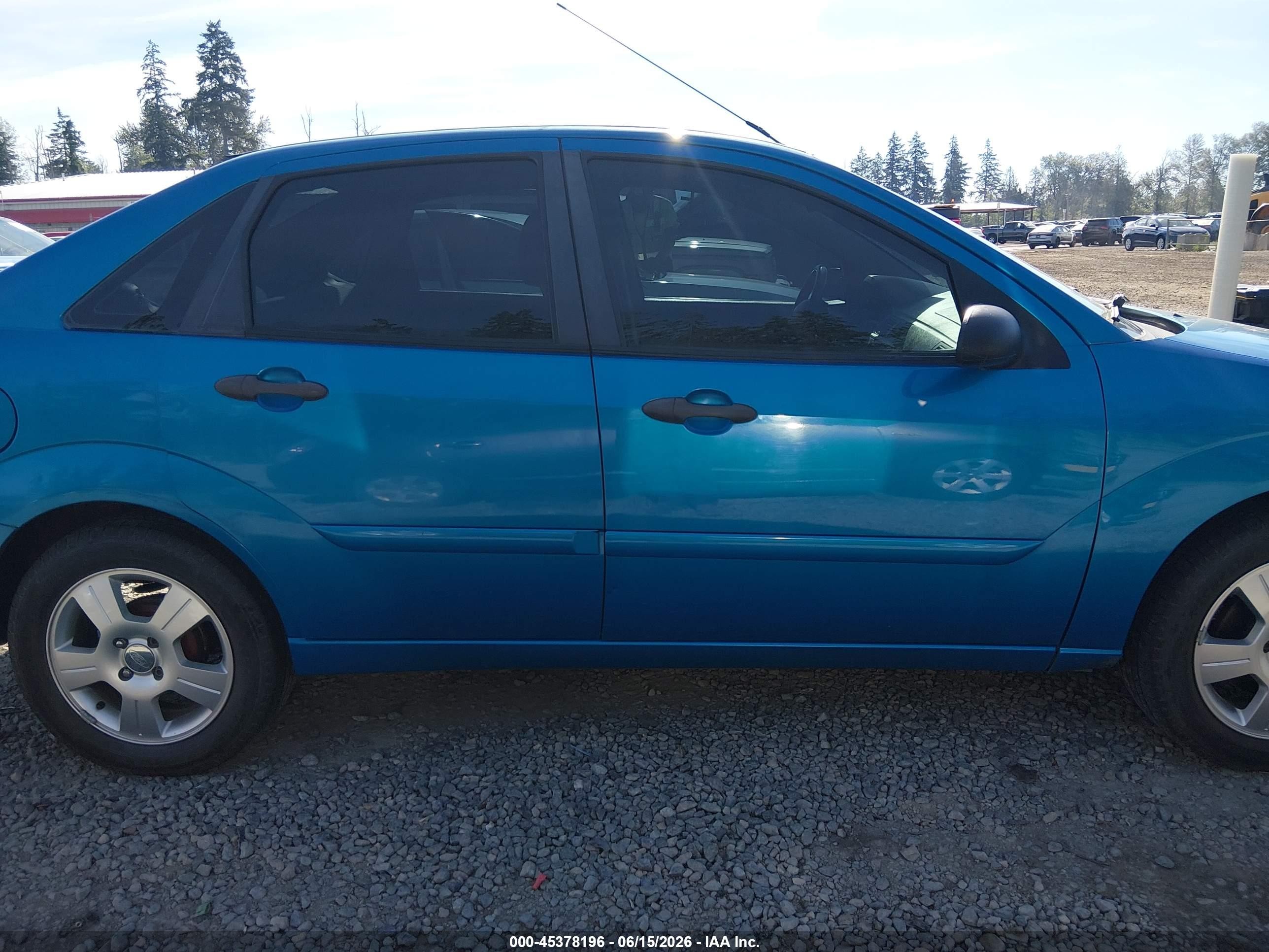 2007 Ford Focus S/se/ses Синий vin: 1FAFP34N07W306707