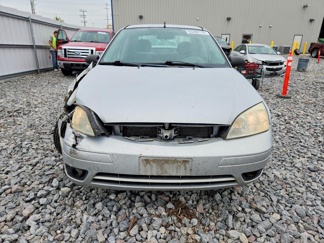 2007 Ford Focus Zx4 Silver vin: 1FAFP34N07W330652