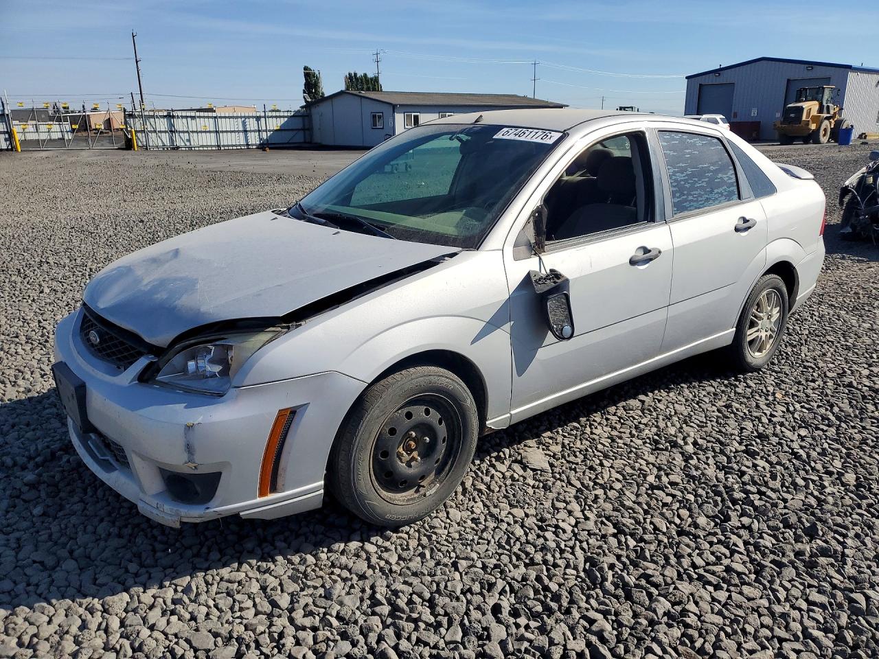 2007 Ford Focus Zx4 Silver vin: 1FAFP34N07W354689