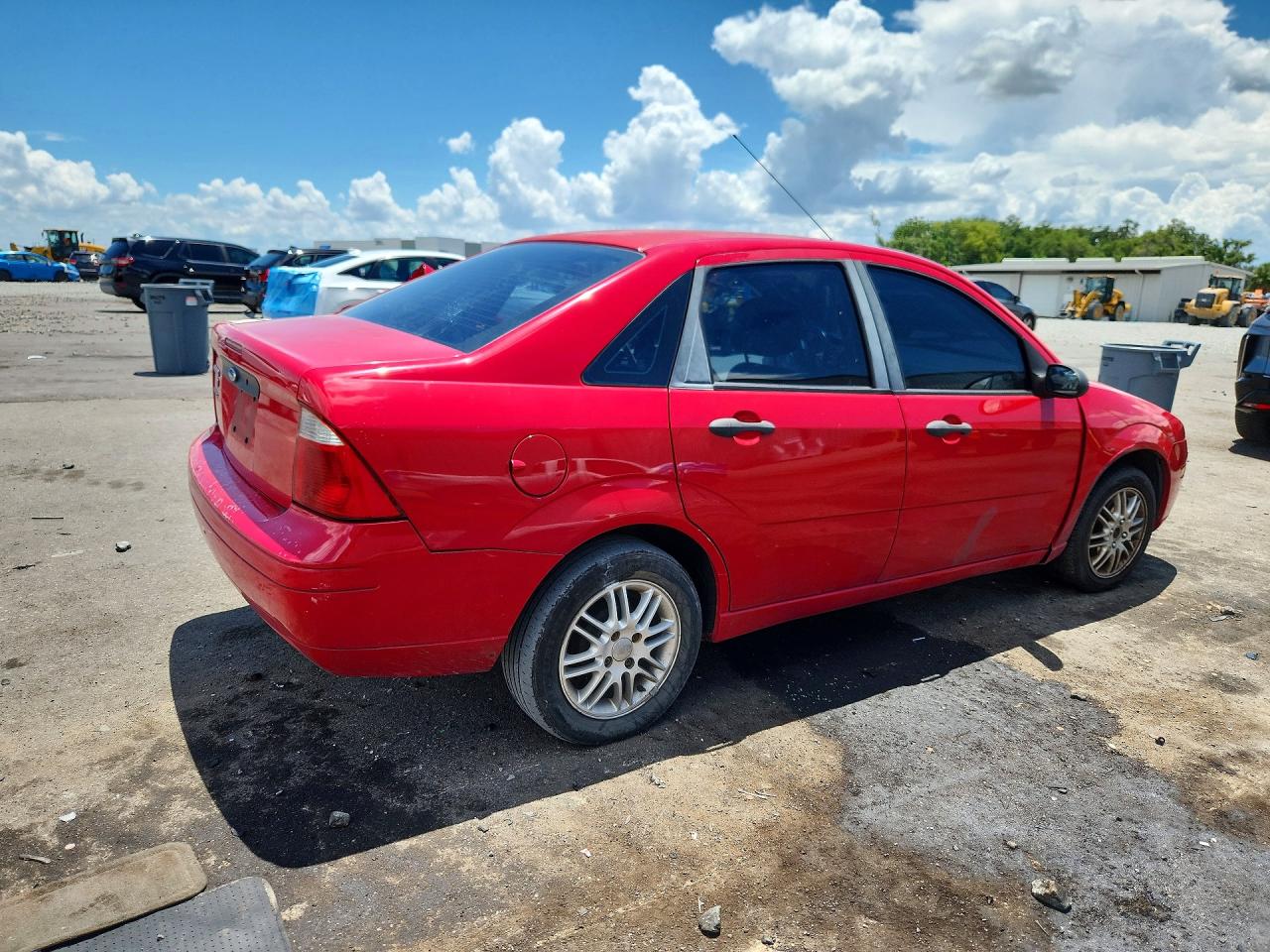 2007 Ford Focus Zx4/s/se/ses Red vin: 1FAFP34N07W357513