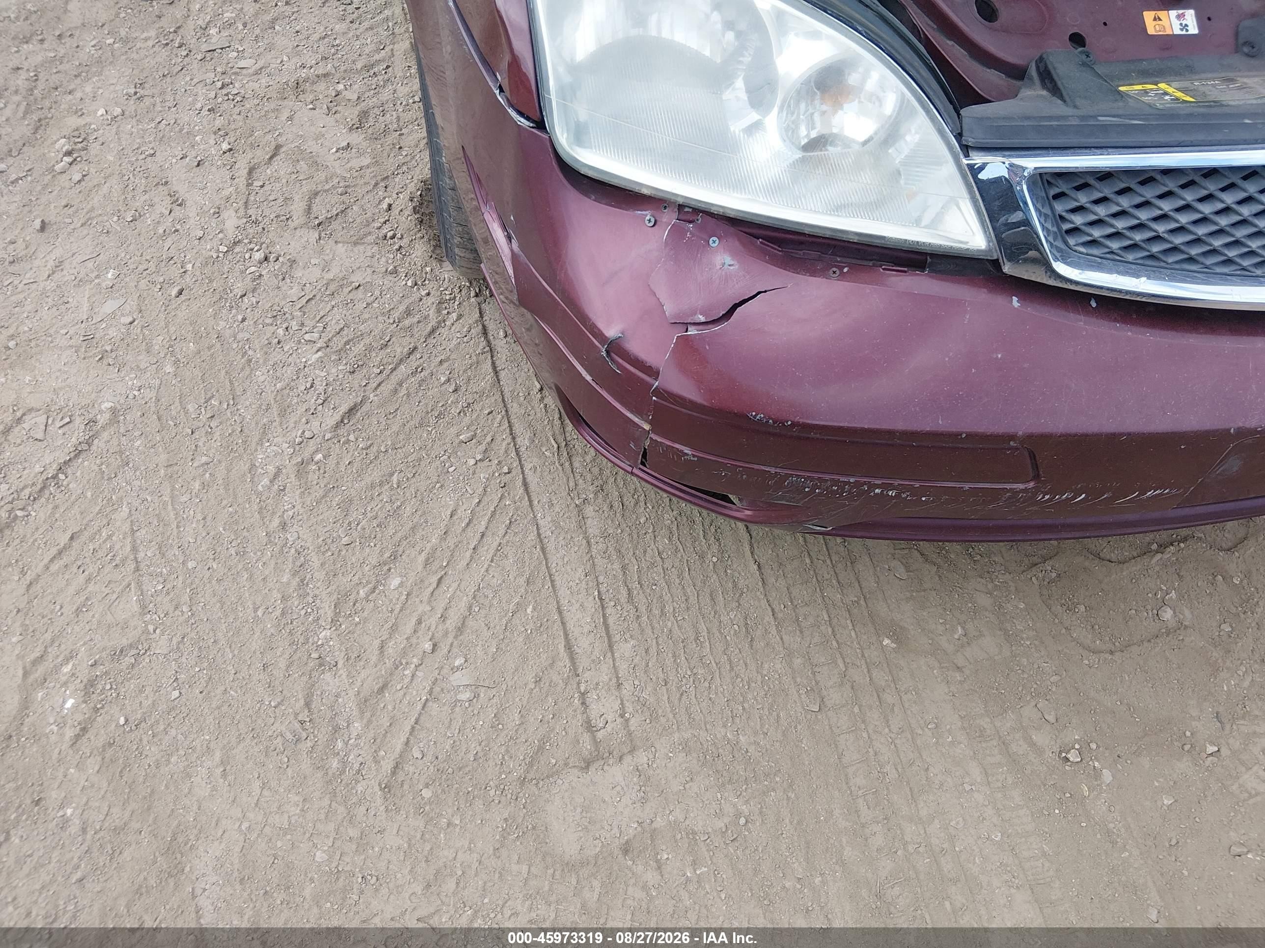 2007 Ford Focus S/se/ses Burgundy vin: 1FAFP34N07W365367