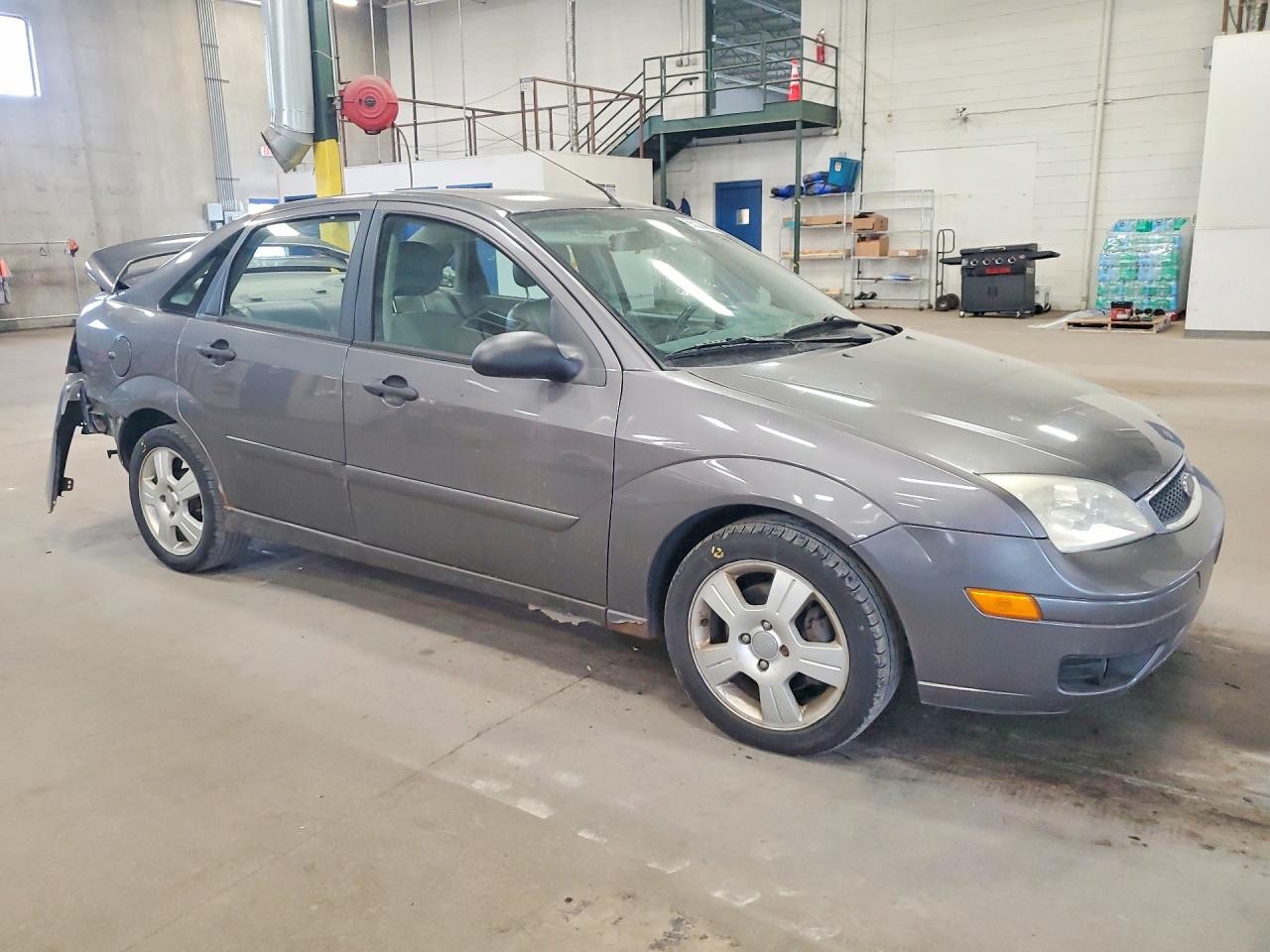 2005 Ford Focus Zx4 Gray vin: 1FAFP34N15W167054