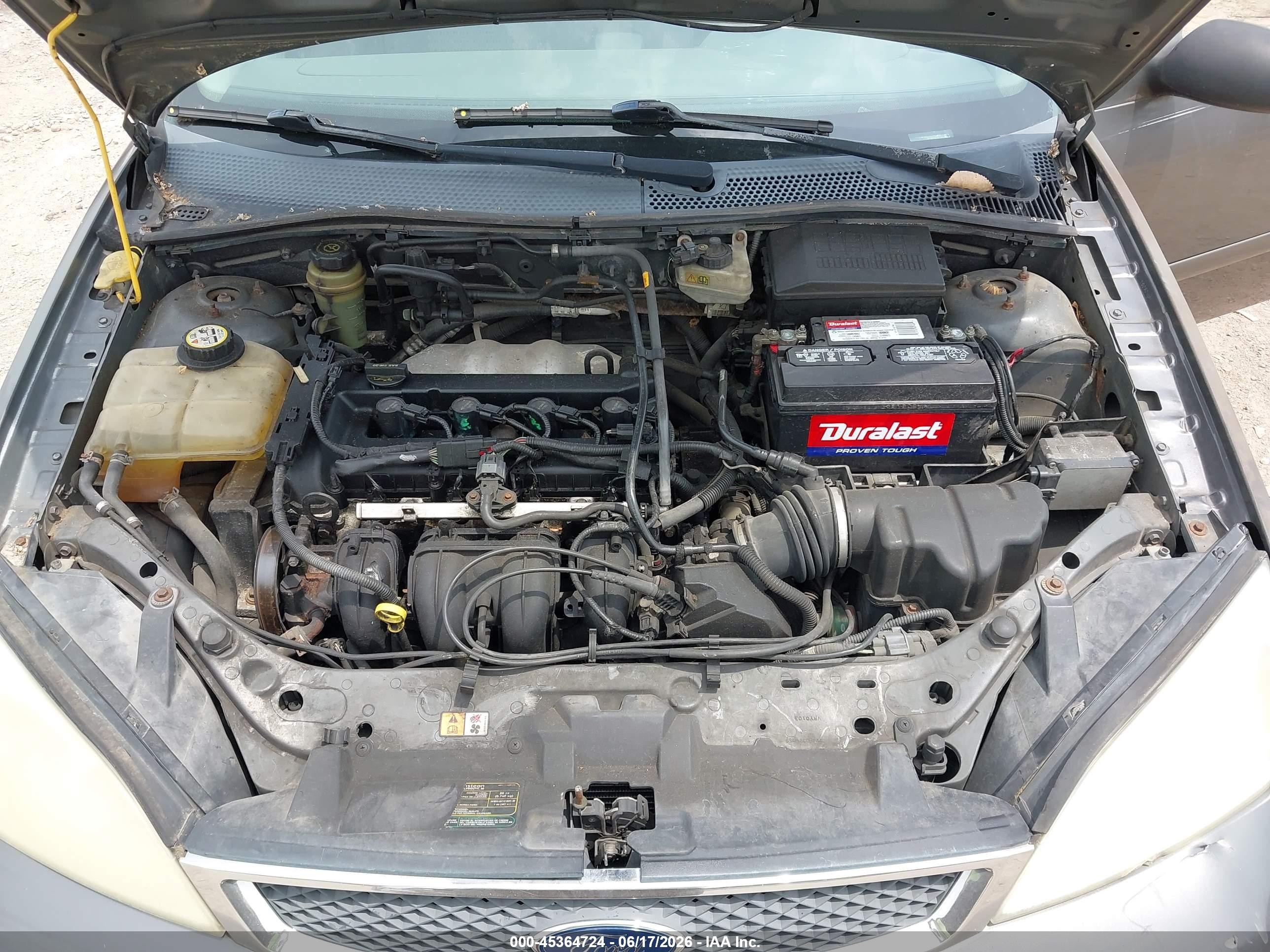 2005 Ford Focus Zx4 Серый vin: 1FAFP34N15W265307