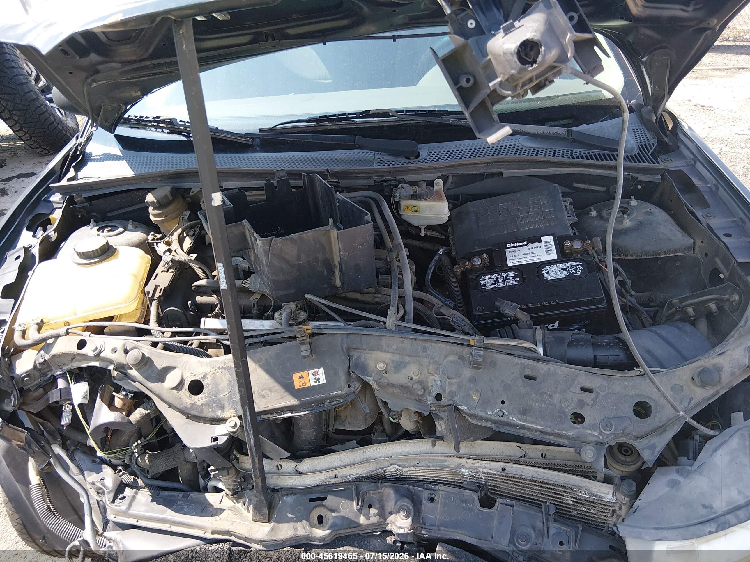2005 Ford Focus Zx4 Black vin: 1FAFP34N15W273231