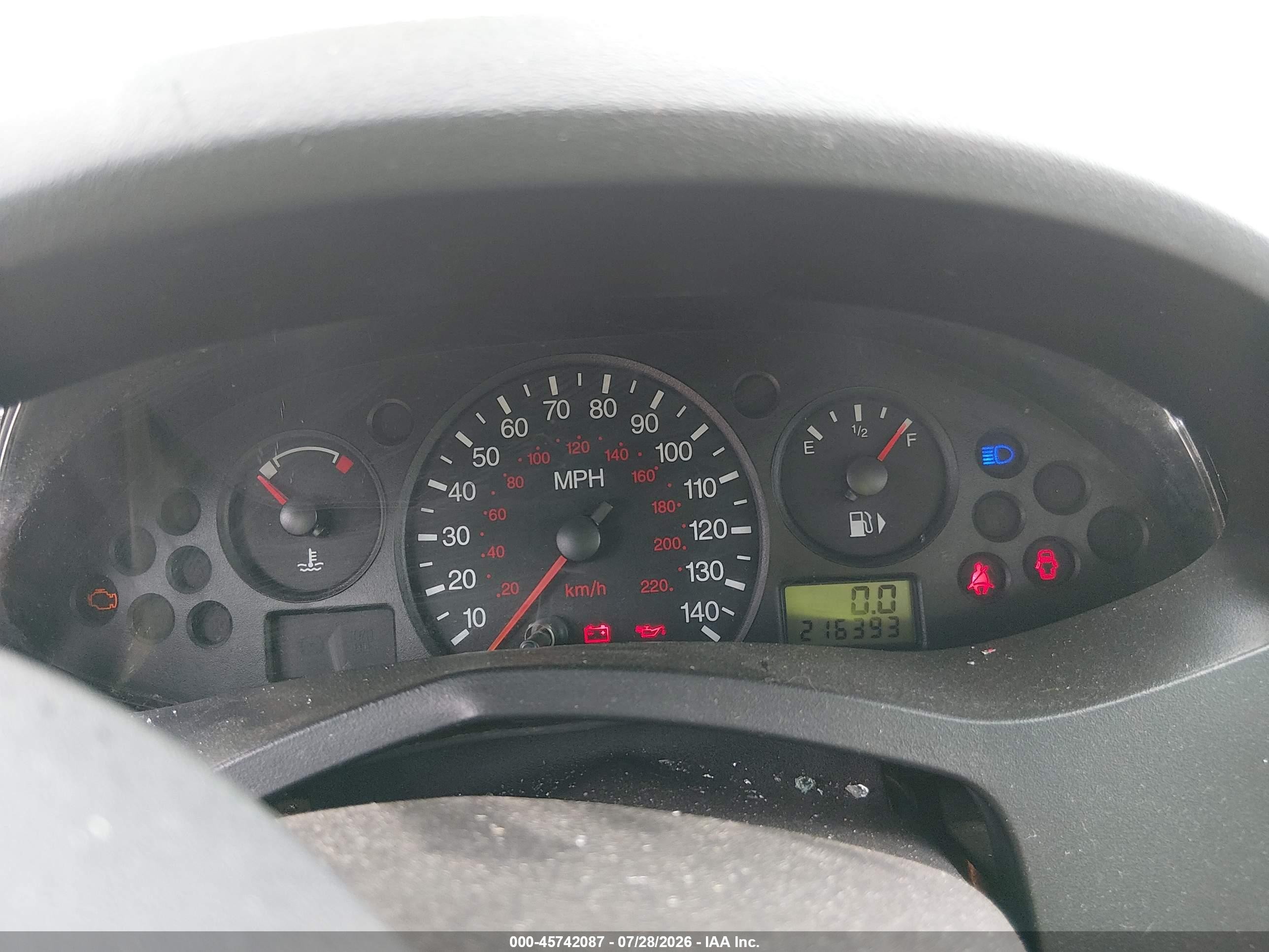 2006 Ford Focus Zx4 White vin: 1FAFP34N16W189394
