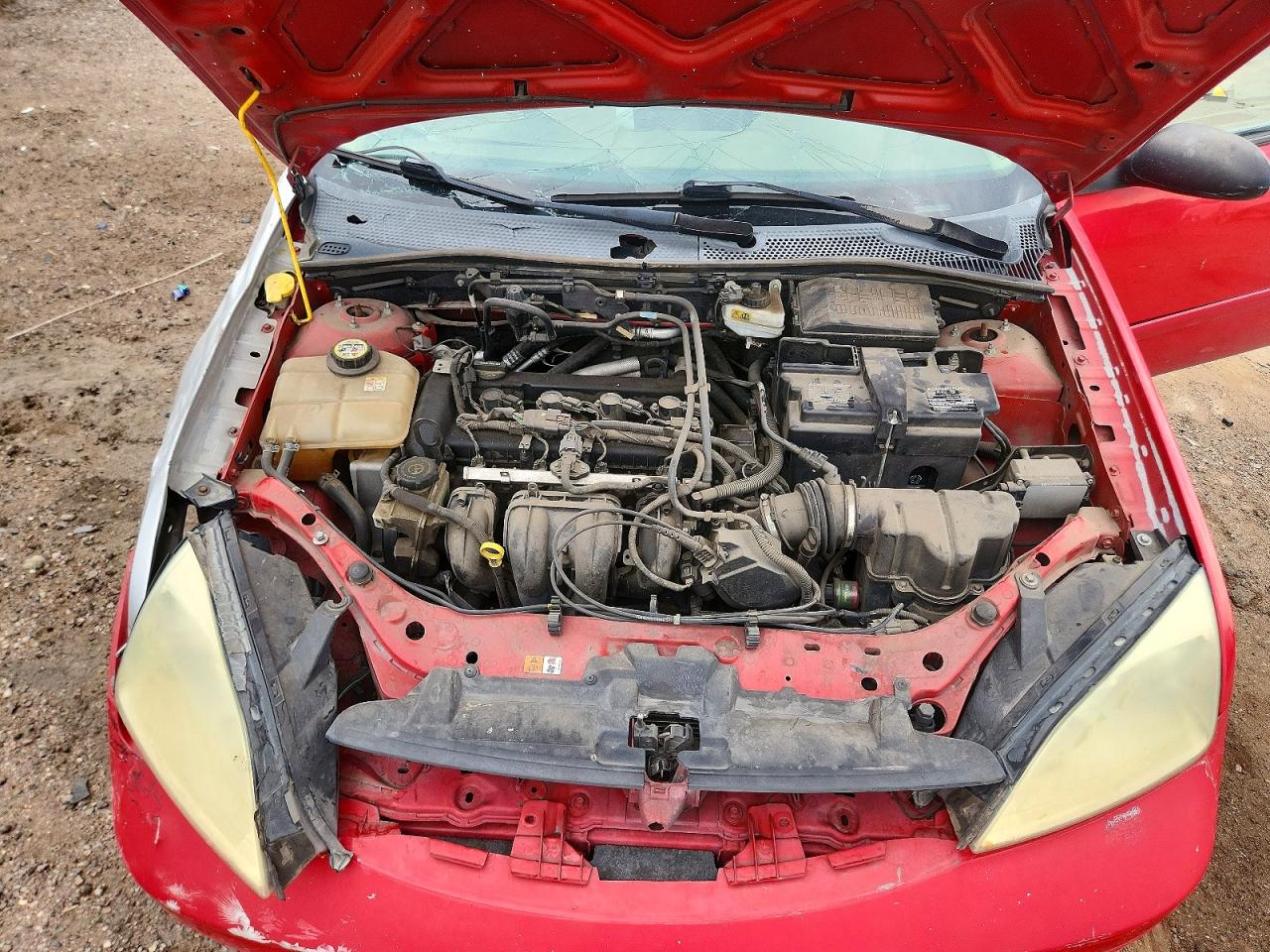 2006 Ford Focus Zx4 Red vin: 1FAFP34N16W242465