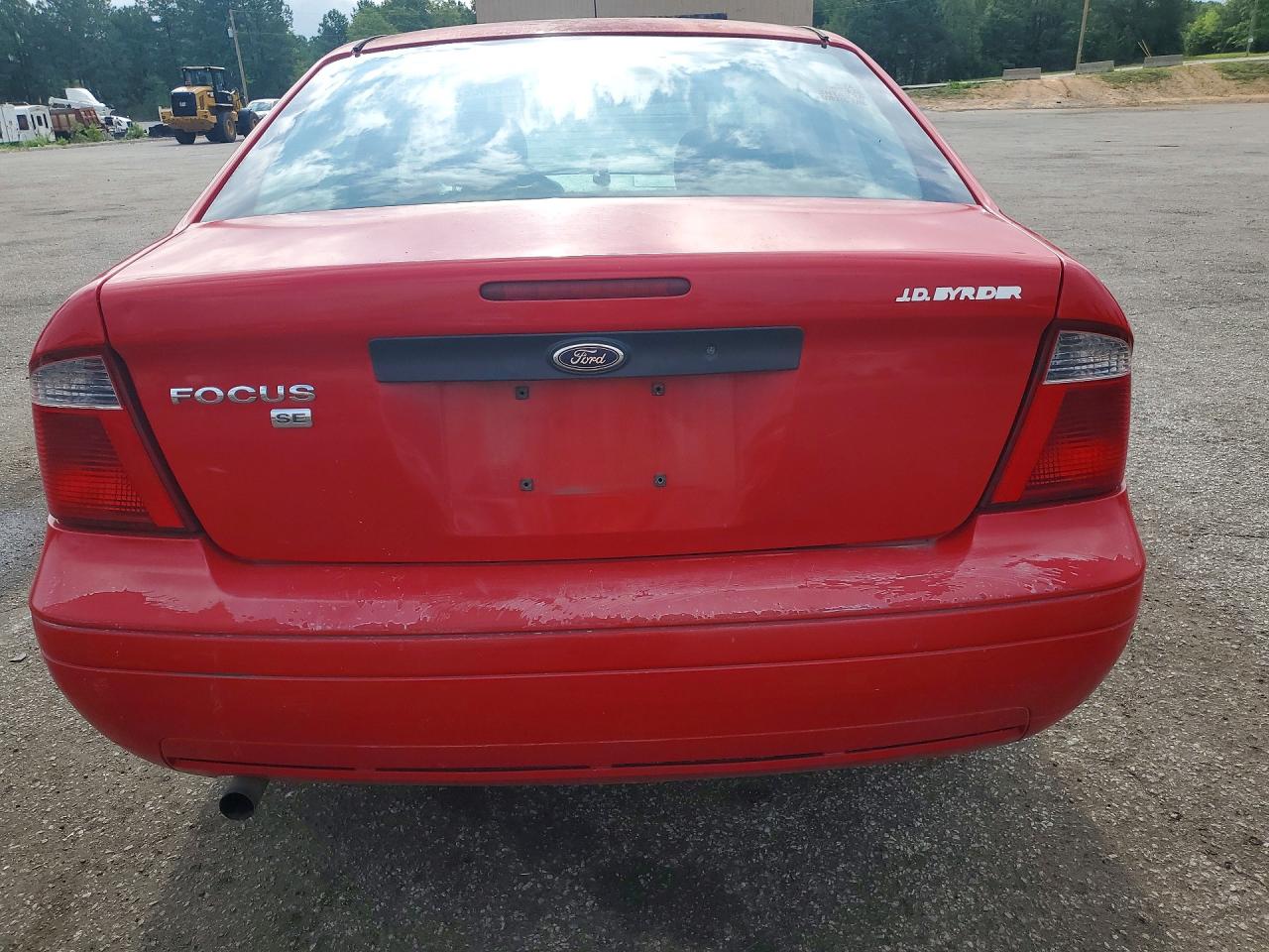 2007 Ford Focus Zx4 Red vin: 1FAFP34N17W109092
