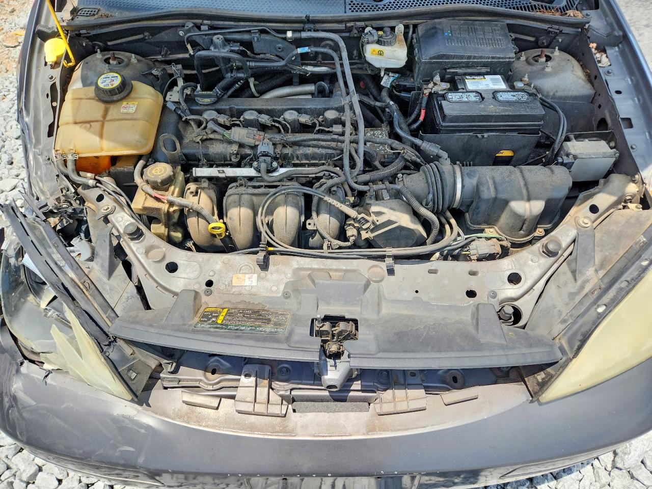 2007 Ford Focus Zx4 Gray vin: 1FAFP34N17W164349