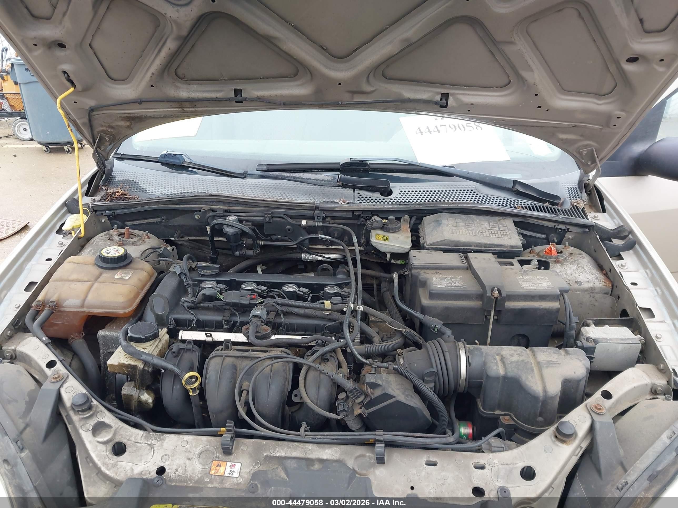 2007 Ford Focus S/se/ses Cream vin: 1FAFP34N17W268534