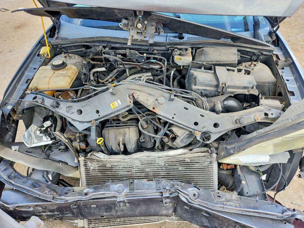 2007 Ford Focus Zx4 Gray vin: 1FAFP34N17W315254
