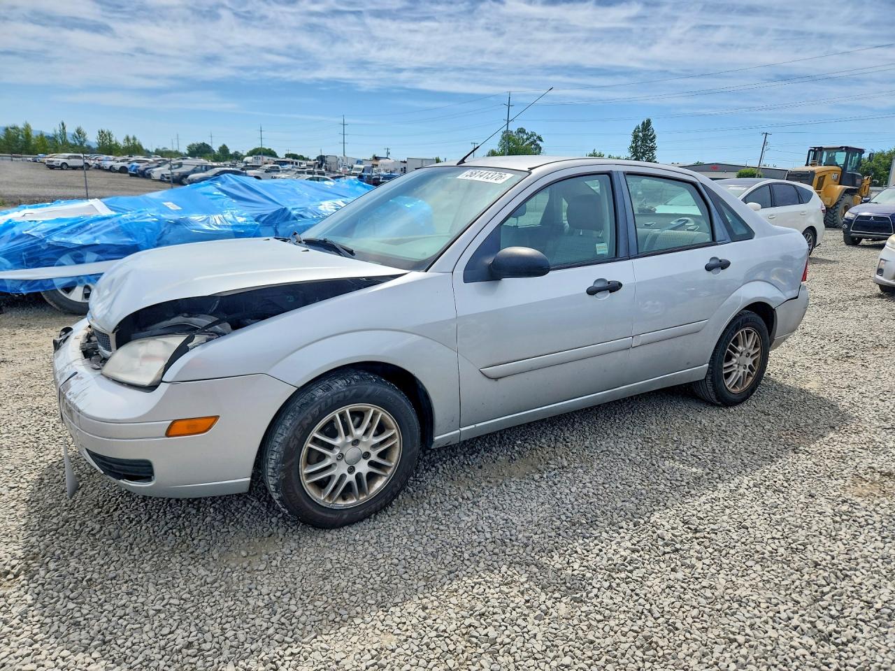 2007 Ford Focus Zx4 Серебряный vin: 1FAFP34N17W322365