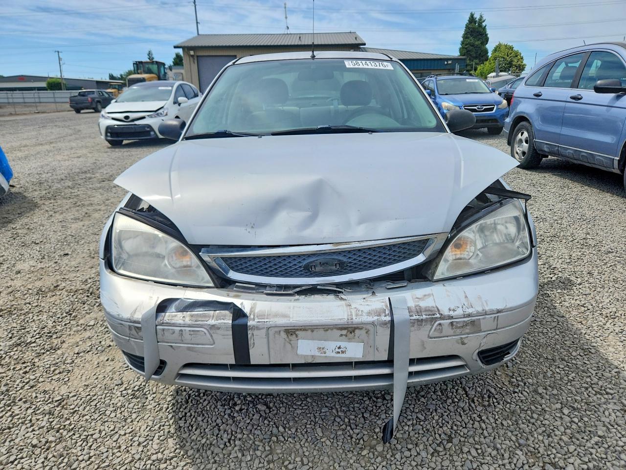2007 Ford Focus Zx4 Silver vin: 1FAFP34N17W322365