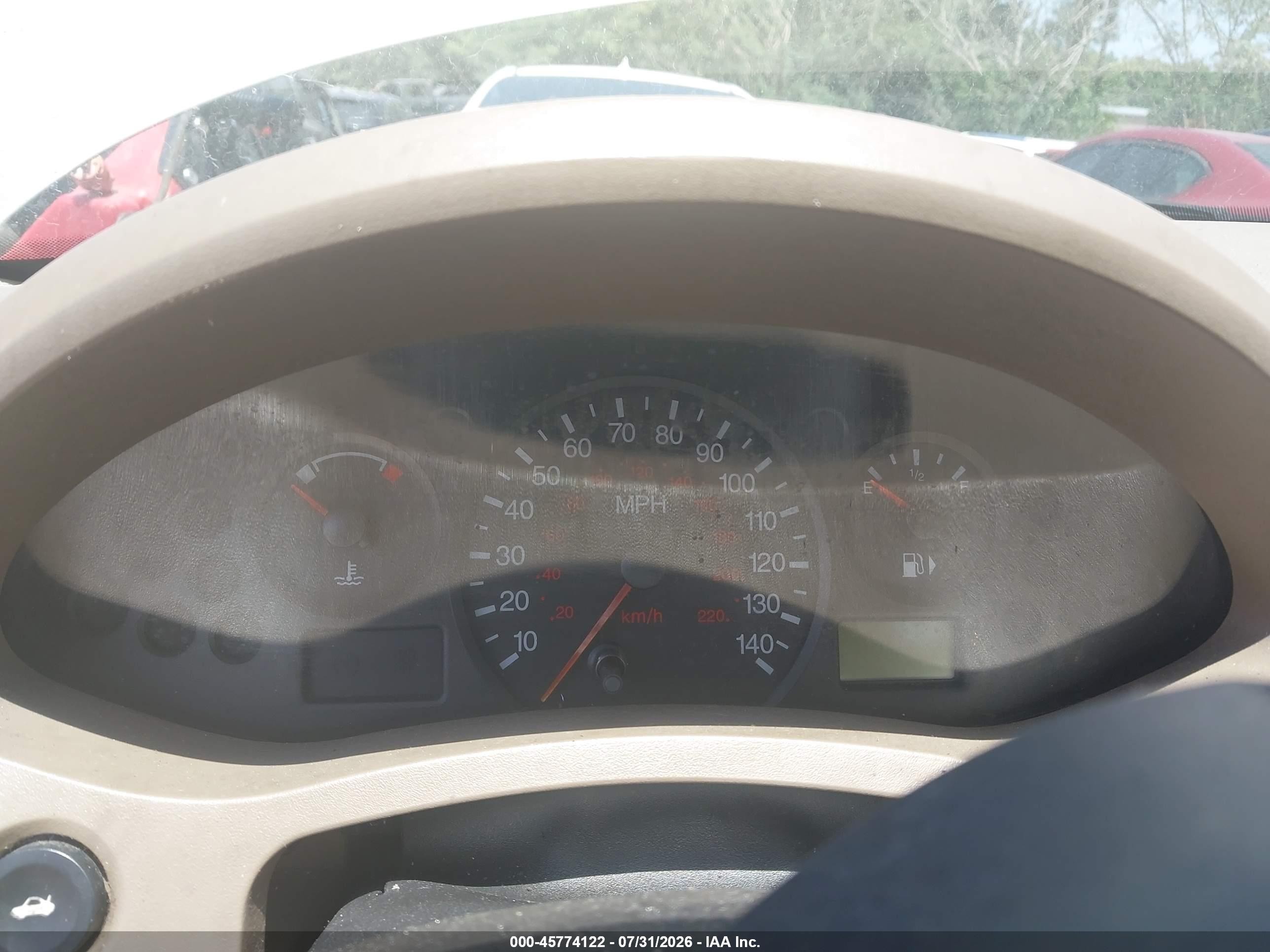 2007 Ford Focus S/se/ses Tan vin: 1FAFP34N17W362316