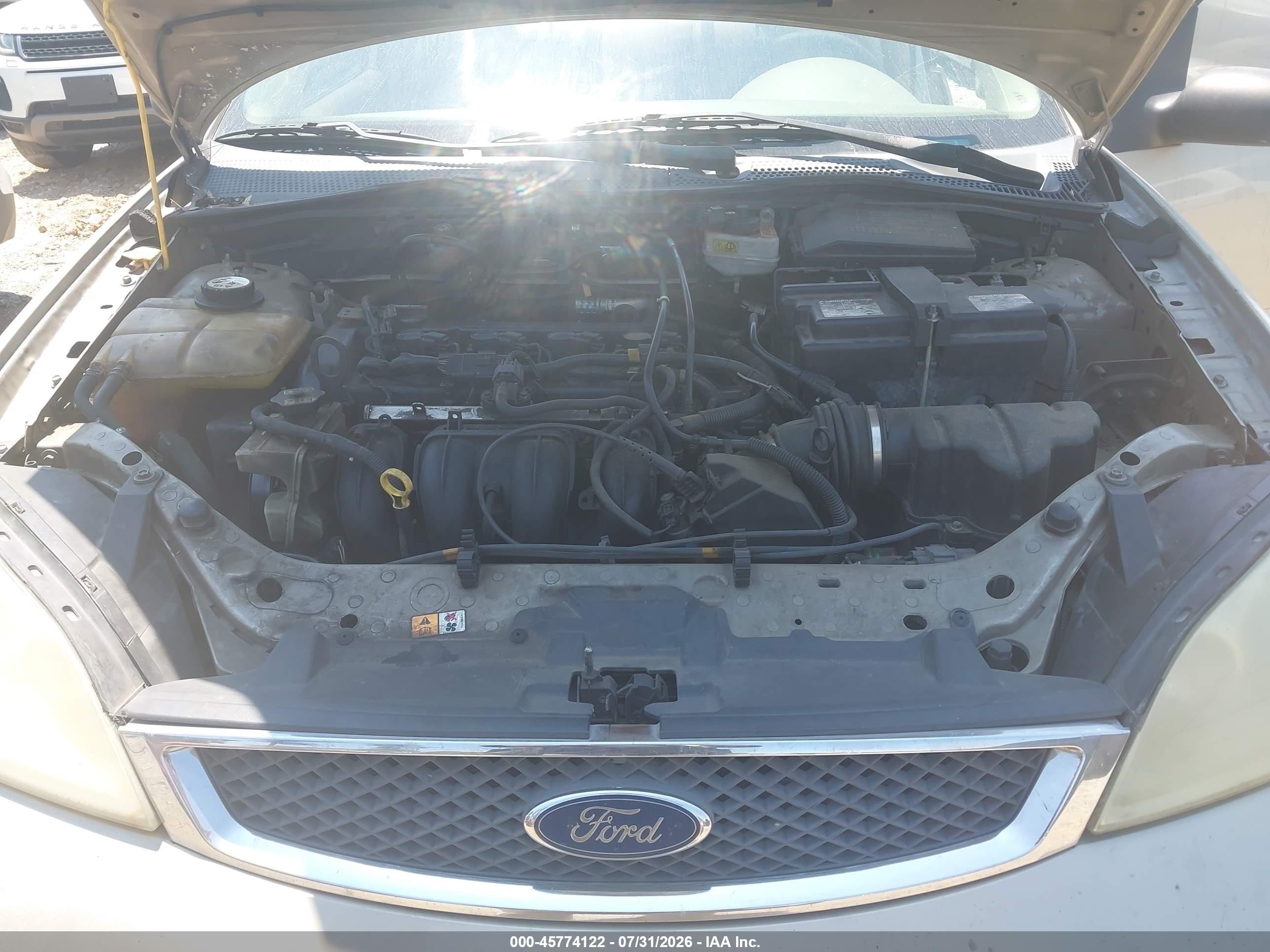 2007 Ford Focus S/se/ses Tan vin: 1FAFP34N17W362316
