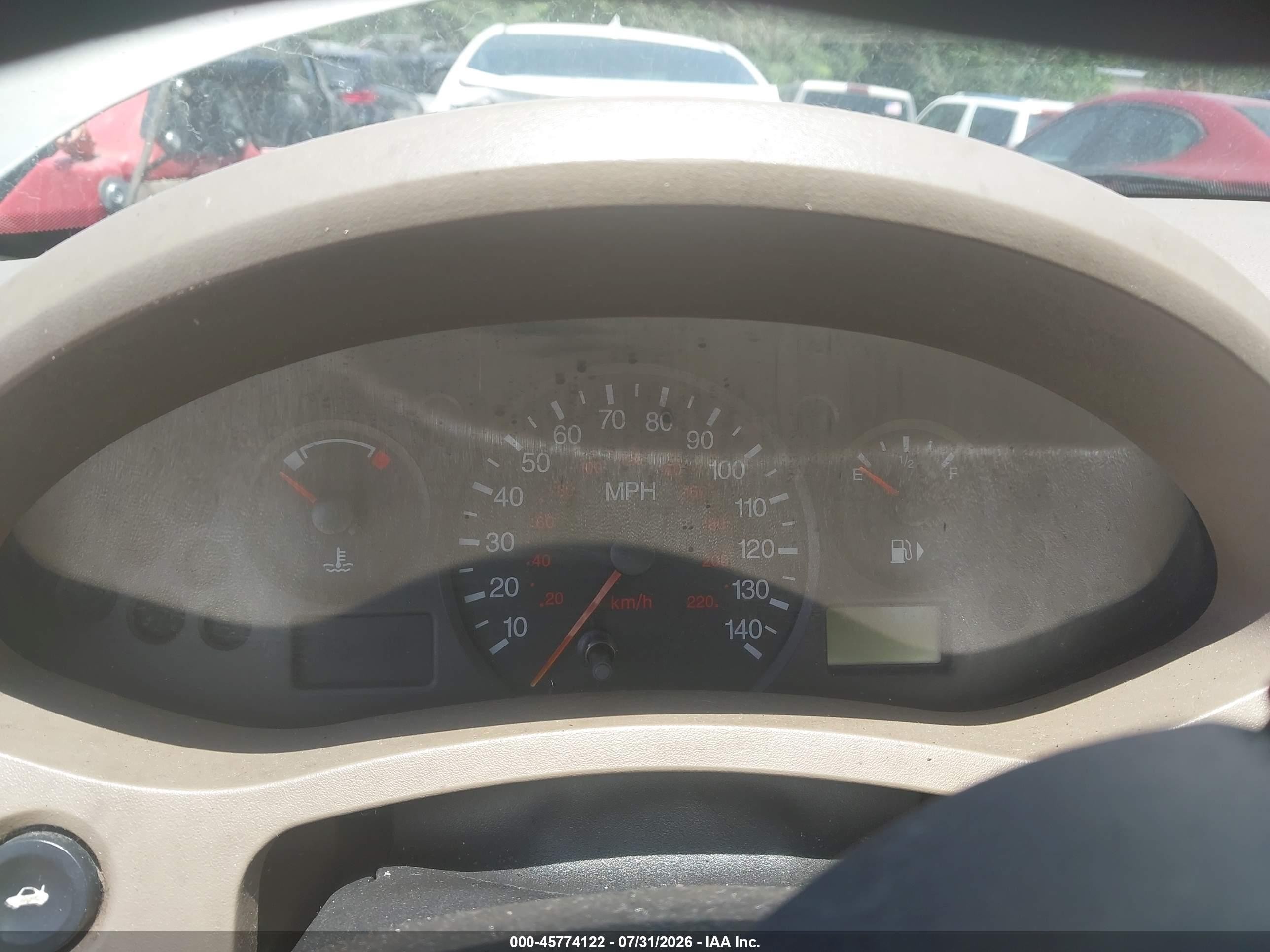 2007 Ford Focus S/se/ses Tan vin: 1FAFP34N17W362316