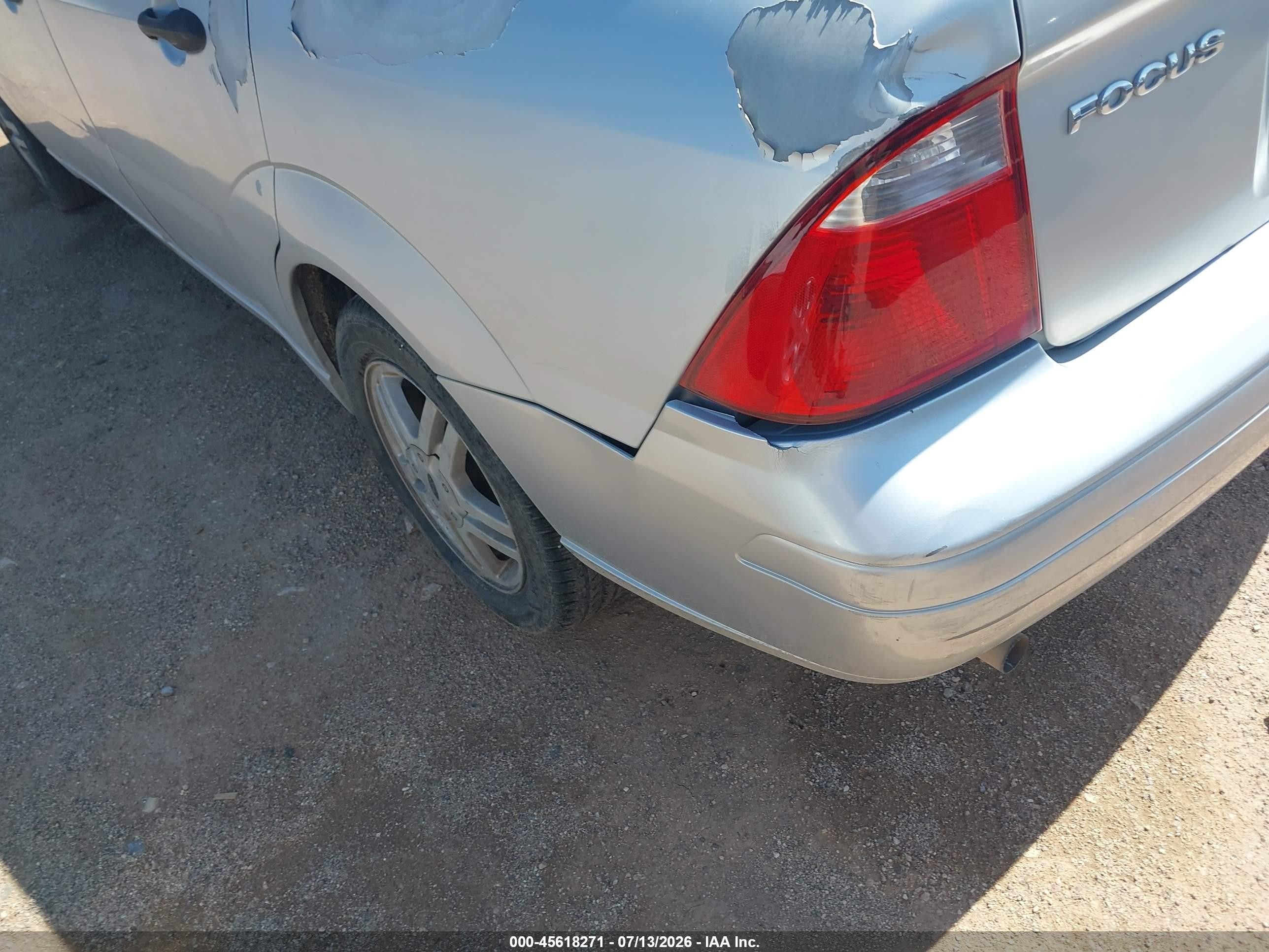 2006 Ford Focus Zx4 Silver vin: 1FAFP34N26W178100