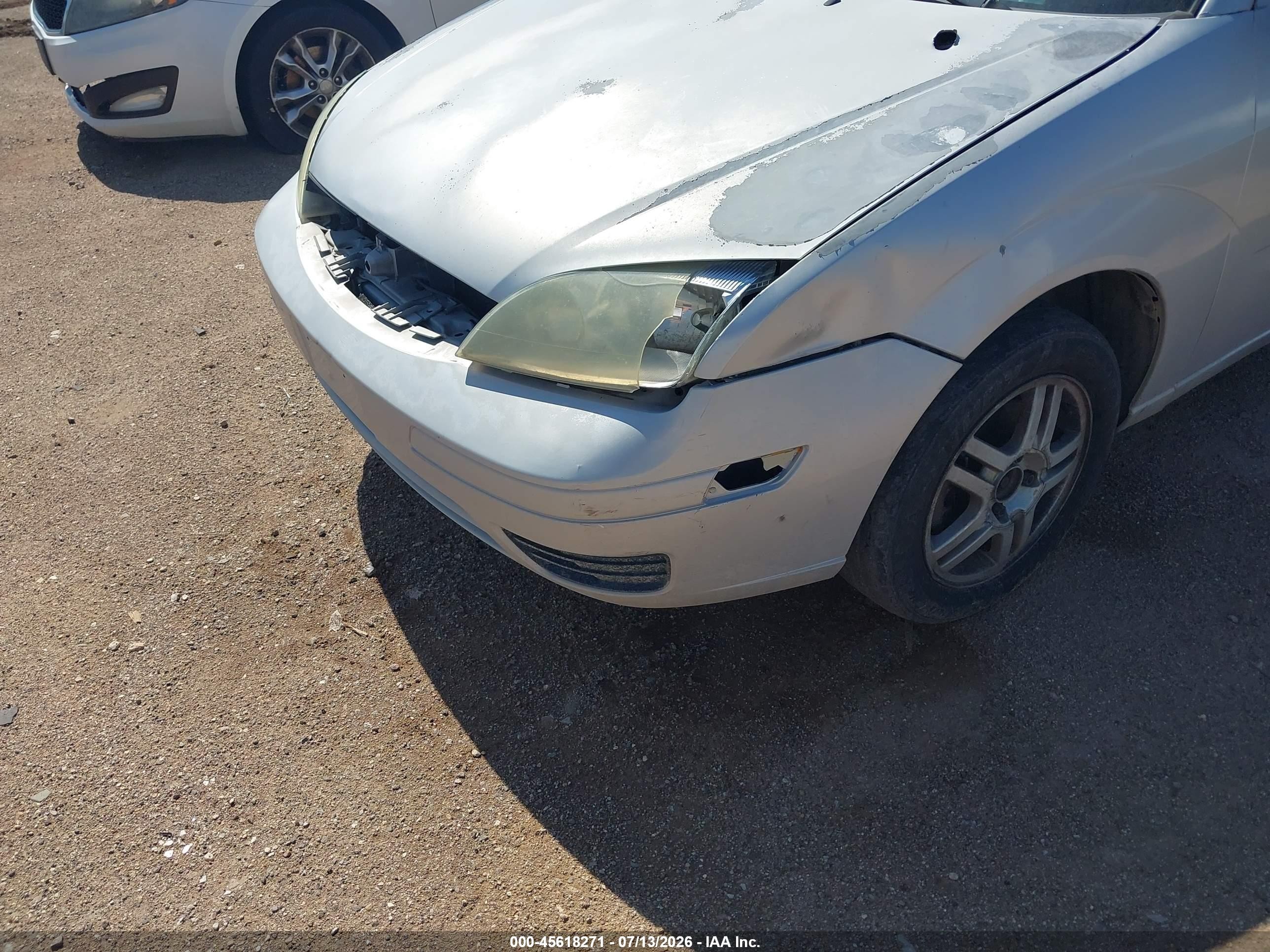 2006 Ford Focus Zx4 Silver vin: 1FAFP34N26W178100