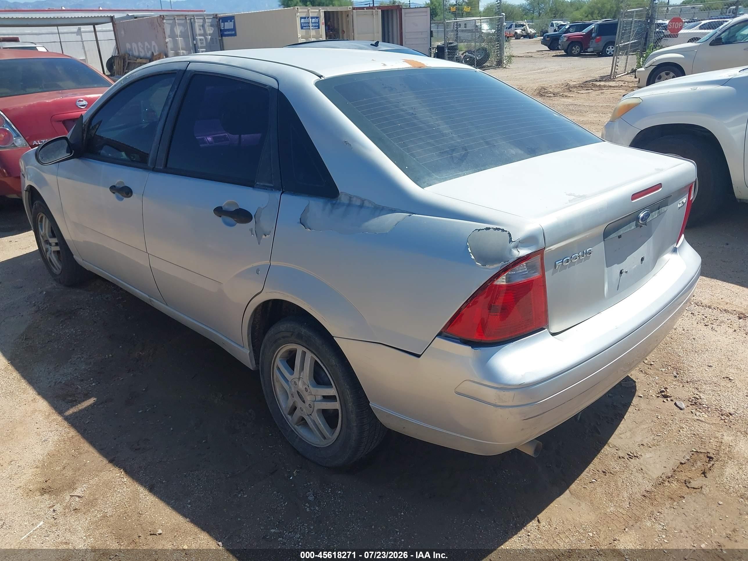 2006 Ford Focus Zx4 Silver vin: 1FAFP34N26W178100