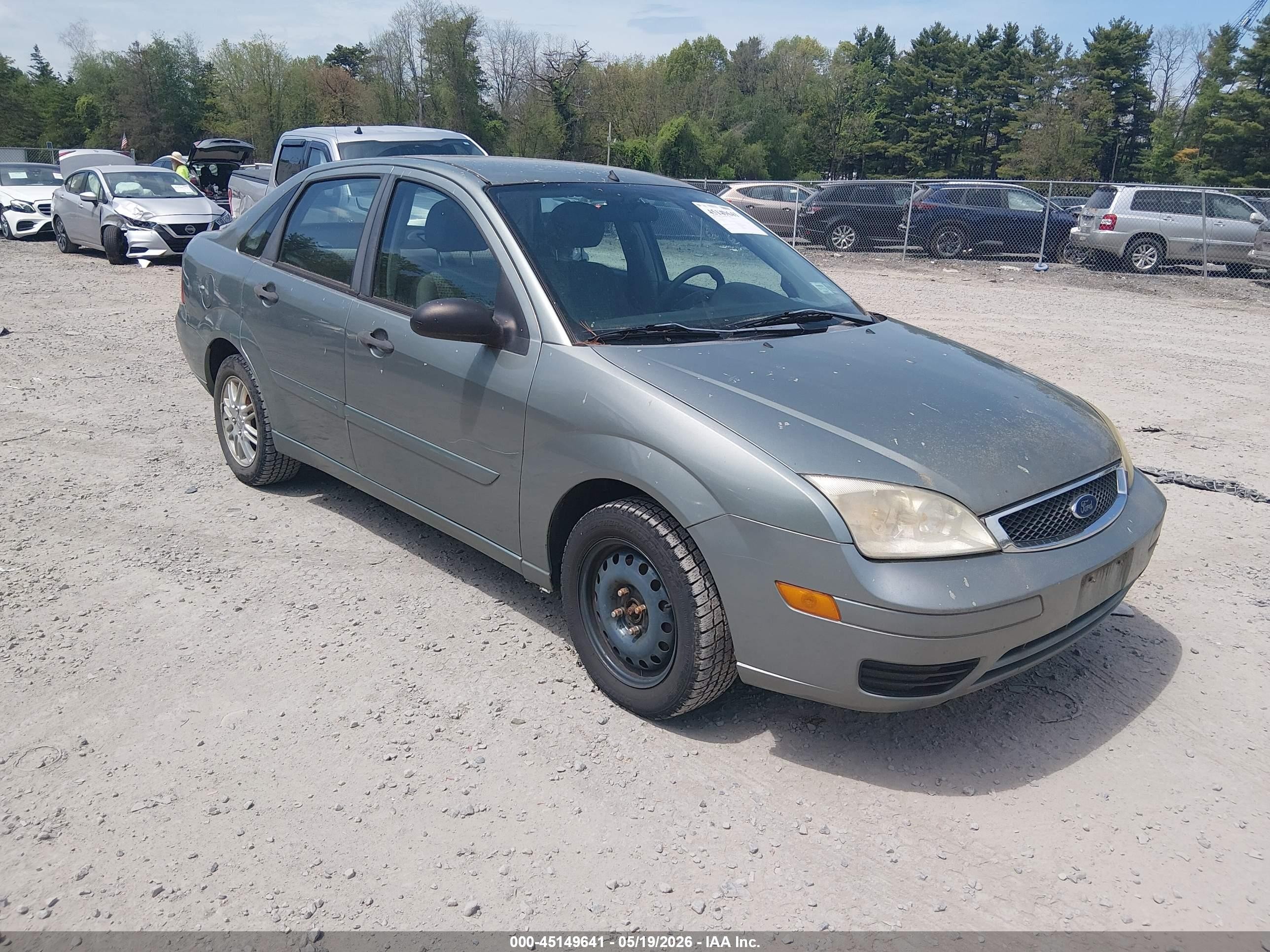 2006 Ford Focus Zx4 Teal vin: 1FAFP34N26W212374