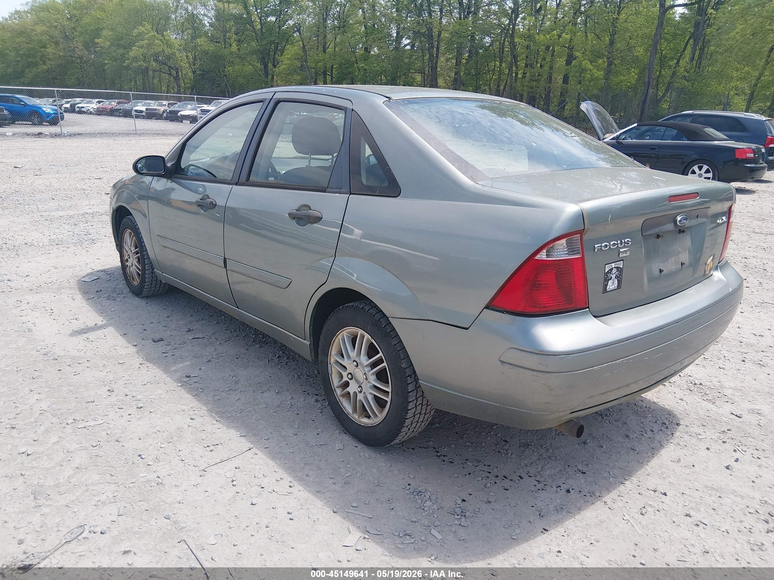 2006 Ford Focus Zx4 Бирюзовый vin: 1FAFP34N26W212374