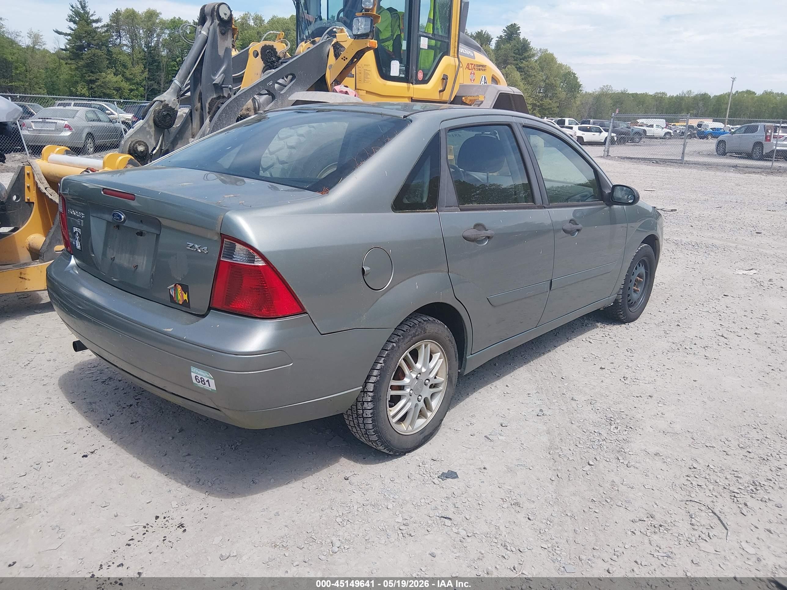 2006 Ford Focus Zx4 Бирюзовый vin: 1FAFP34N26W212374