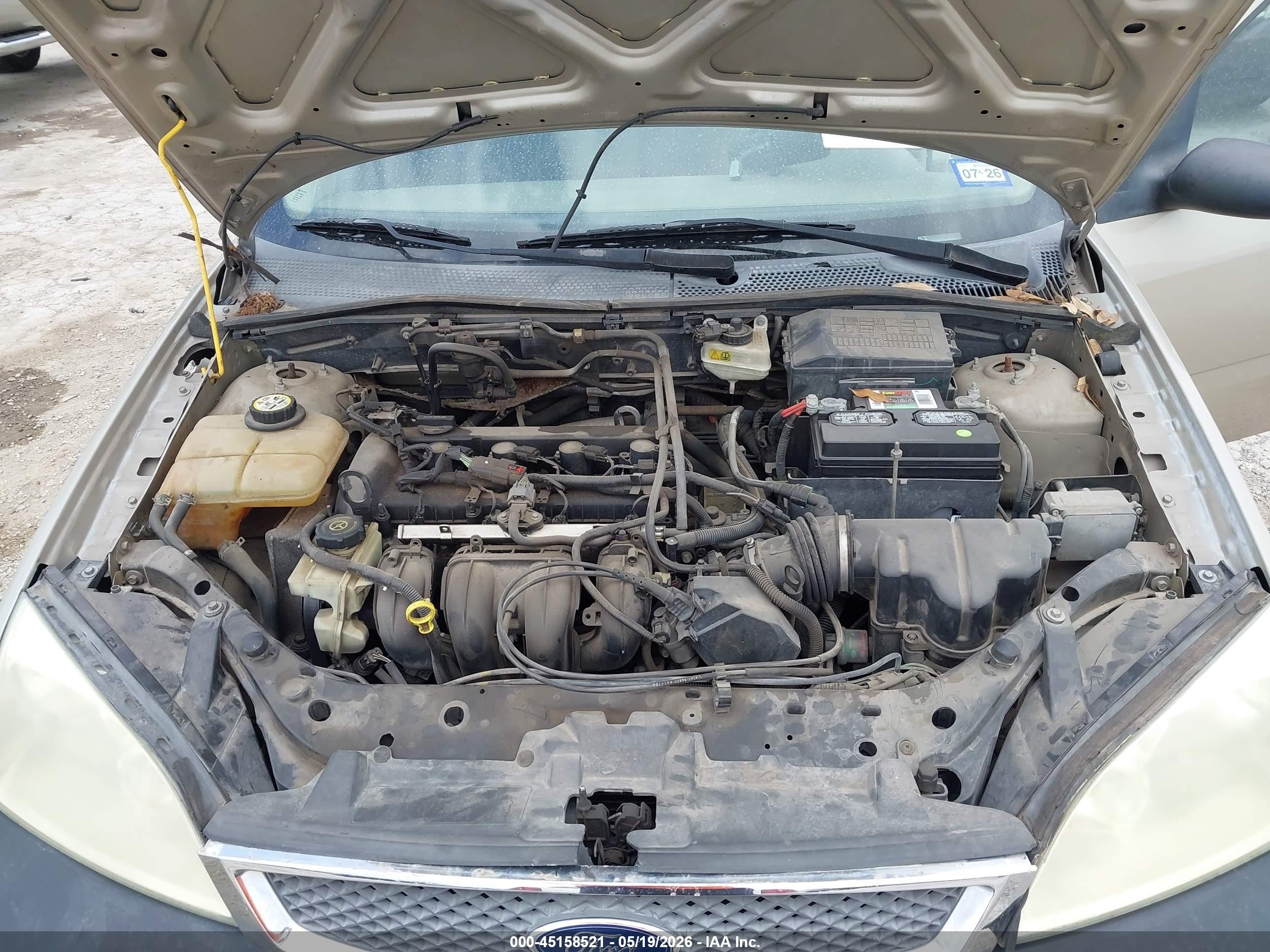 2006 Ford Focus Zx4 Beige vin: 1FAFP34N26W256830