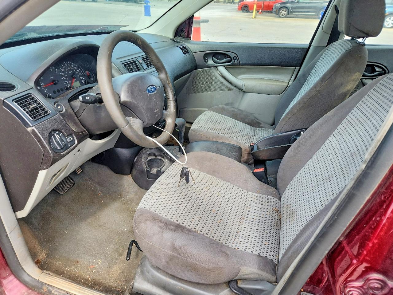 2007 Ford Focus Zx4 Burgundy vin: 1FAFP34N27W161041