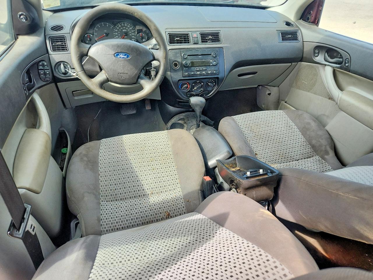 2007 Ford Focus Zx4 Burgundy vin: 1FAFP34N27W161041