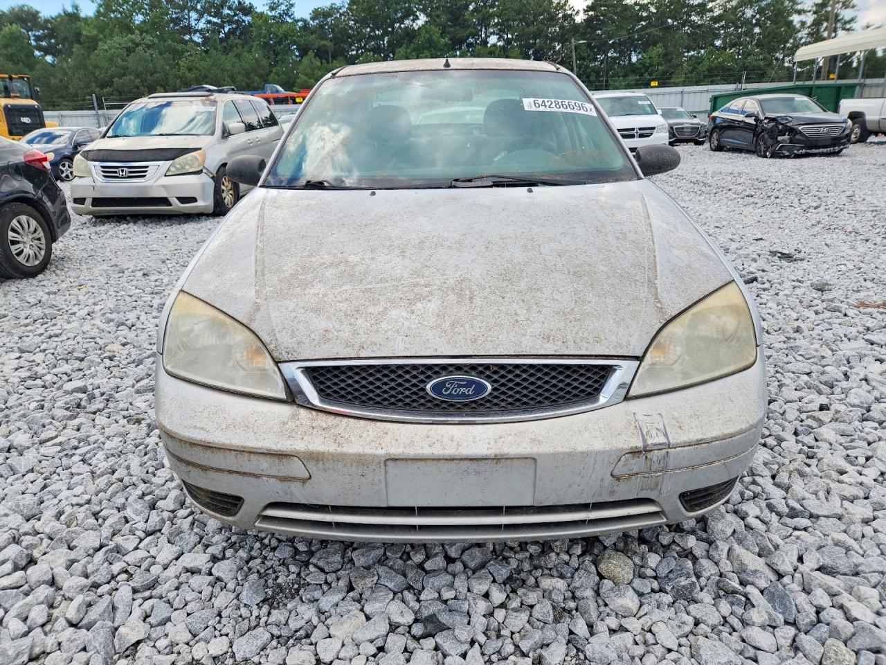 2007 Ford Focus Zx4 Silver vin: 1FAFP34N27W244596