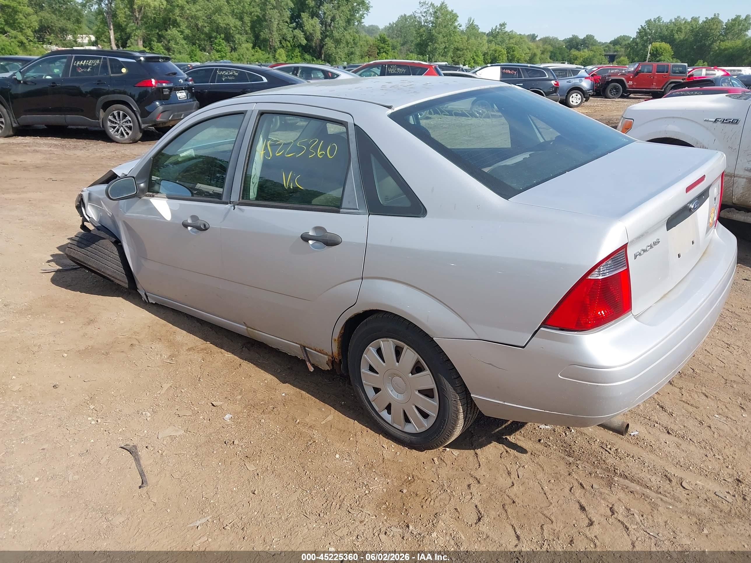2007 Ford Focus S/se/ses Серебряный vin: 1FAFP34N27W283124