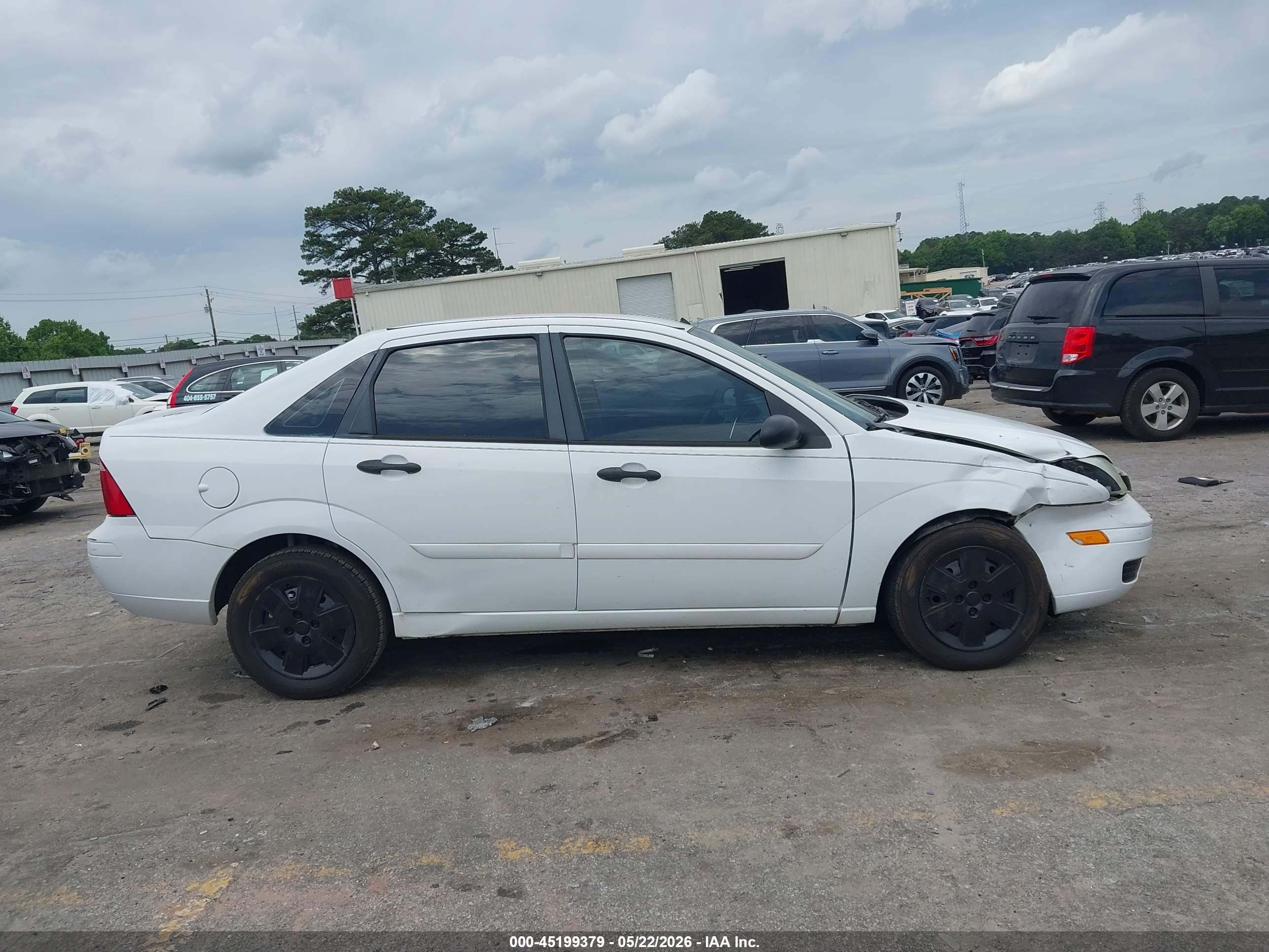 2007 Ford Focus S/se/ses White vin: 1FAFP34N27W284127